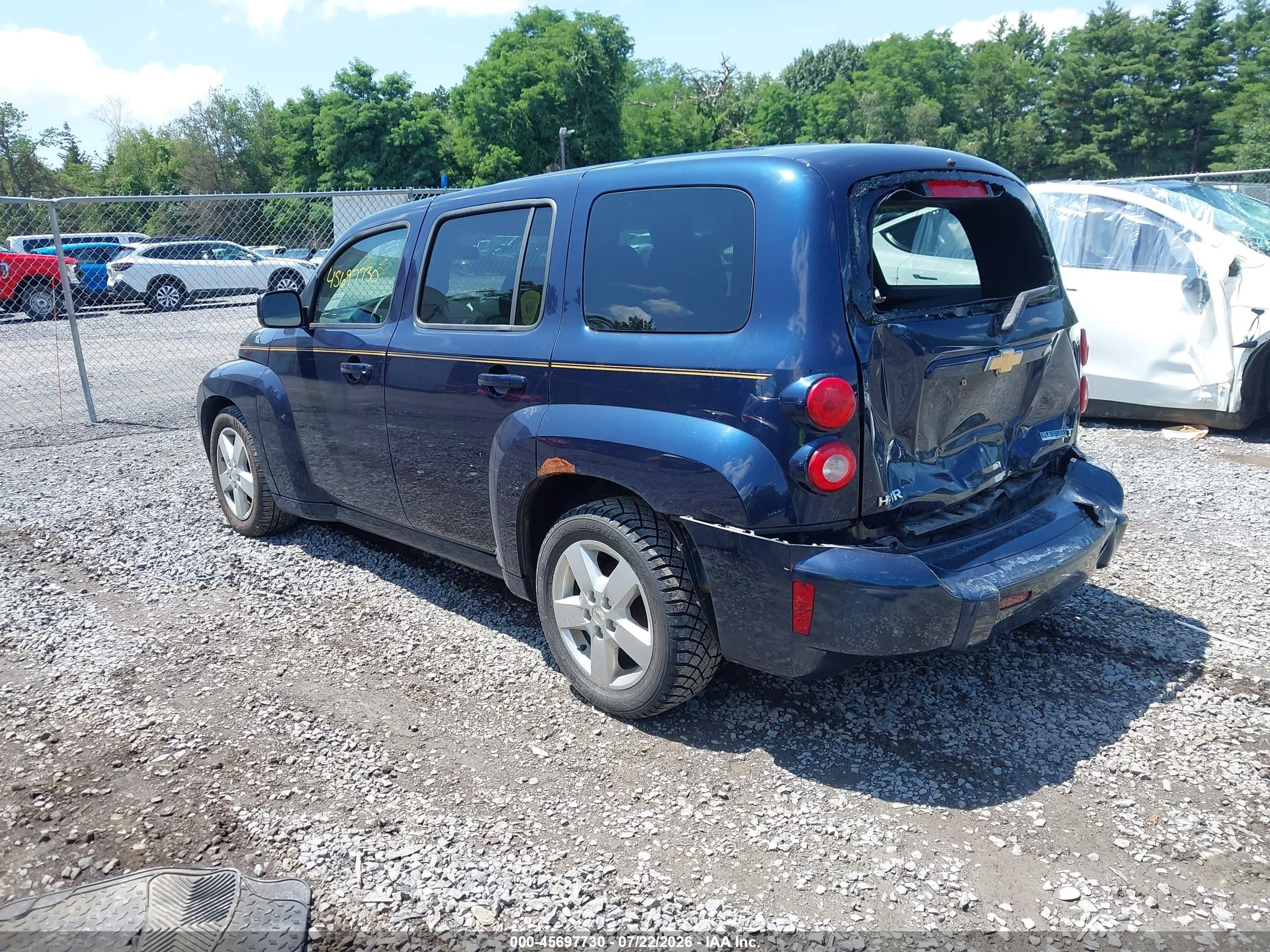 2011 Chevrolet Hhr Lt W/1lt Blue vin: 3GNBABFW2BS572705