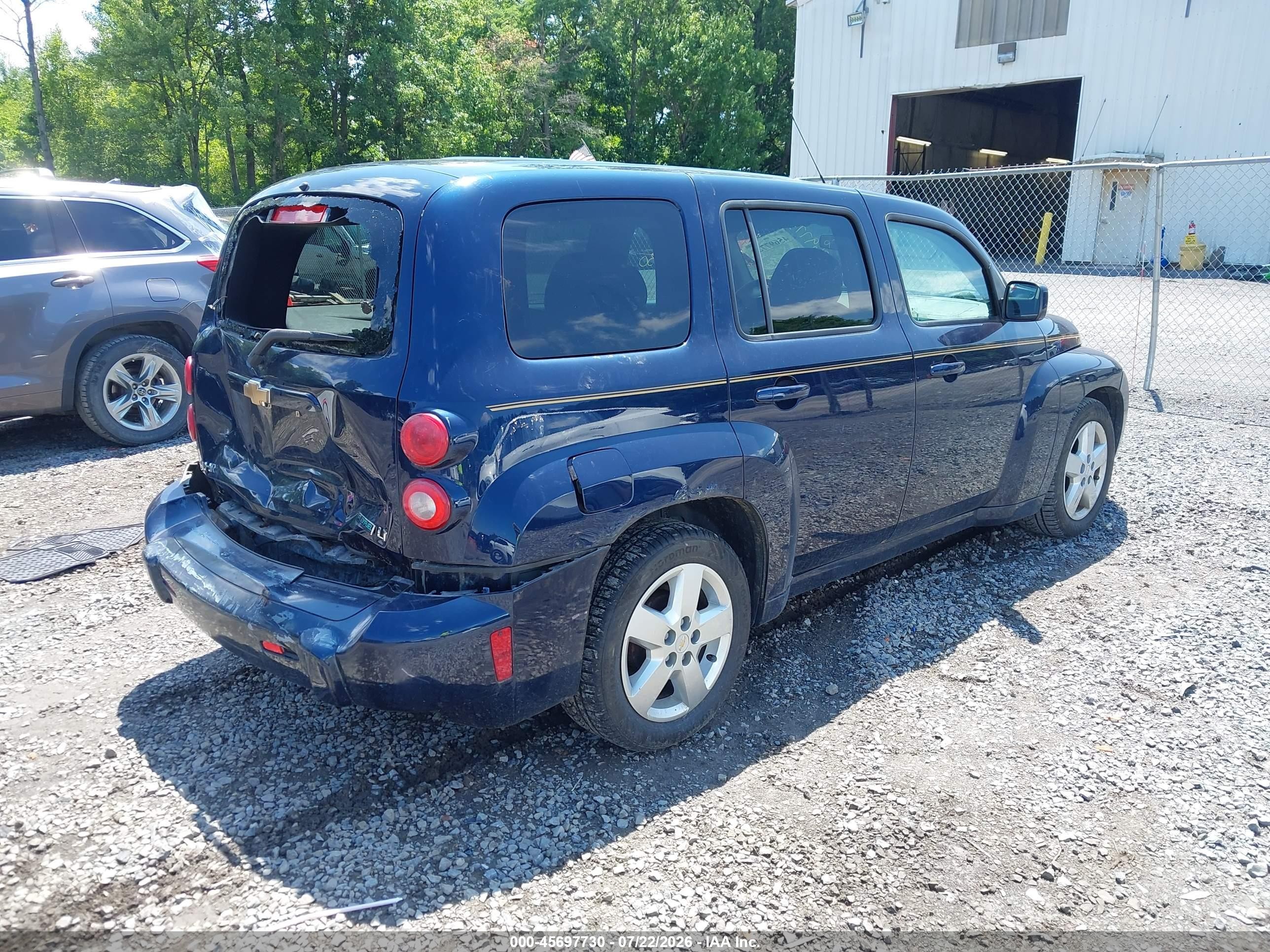 2011 Chevrolet Hhr Lt W/1lt Blue vin: 3GNBABFW2BS572705