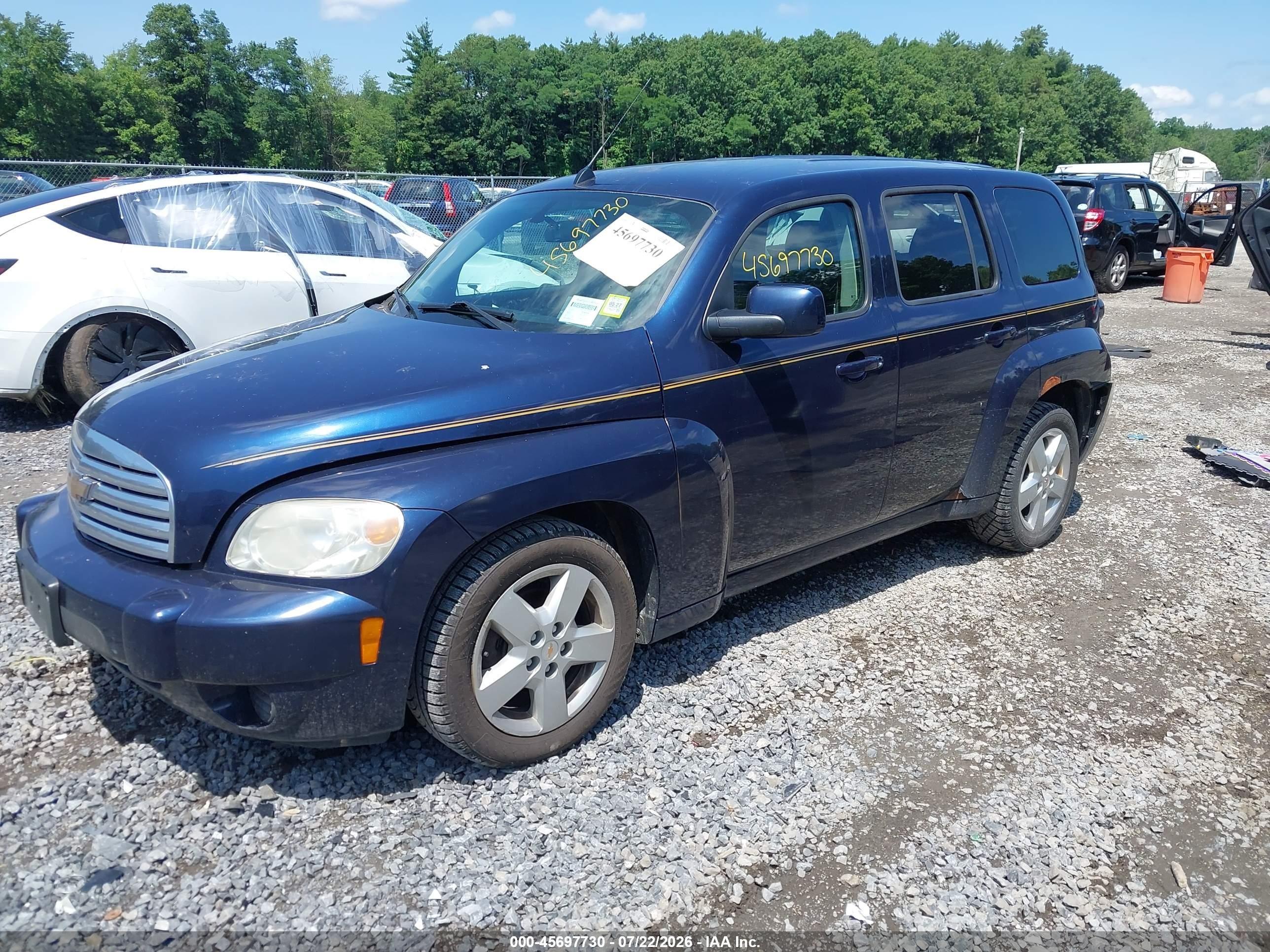 2011 Chevrolet Hhr Lt W/1lt Blue vin: 3GNBABFW2BS572705