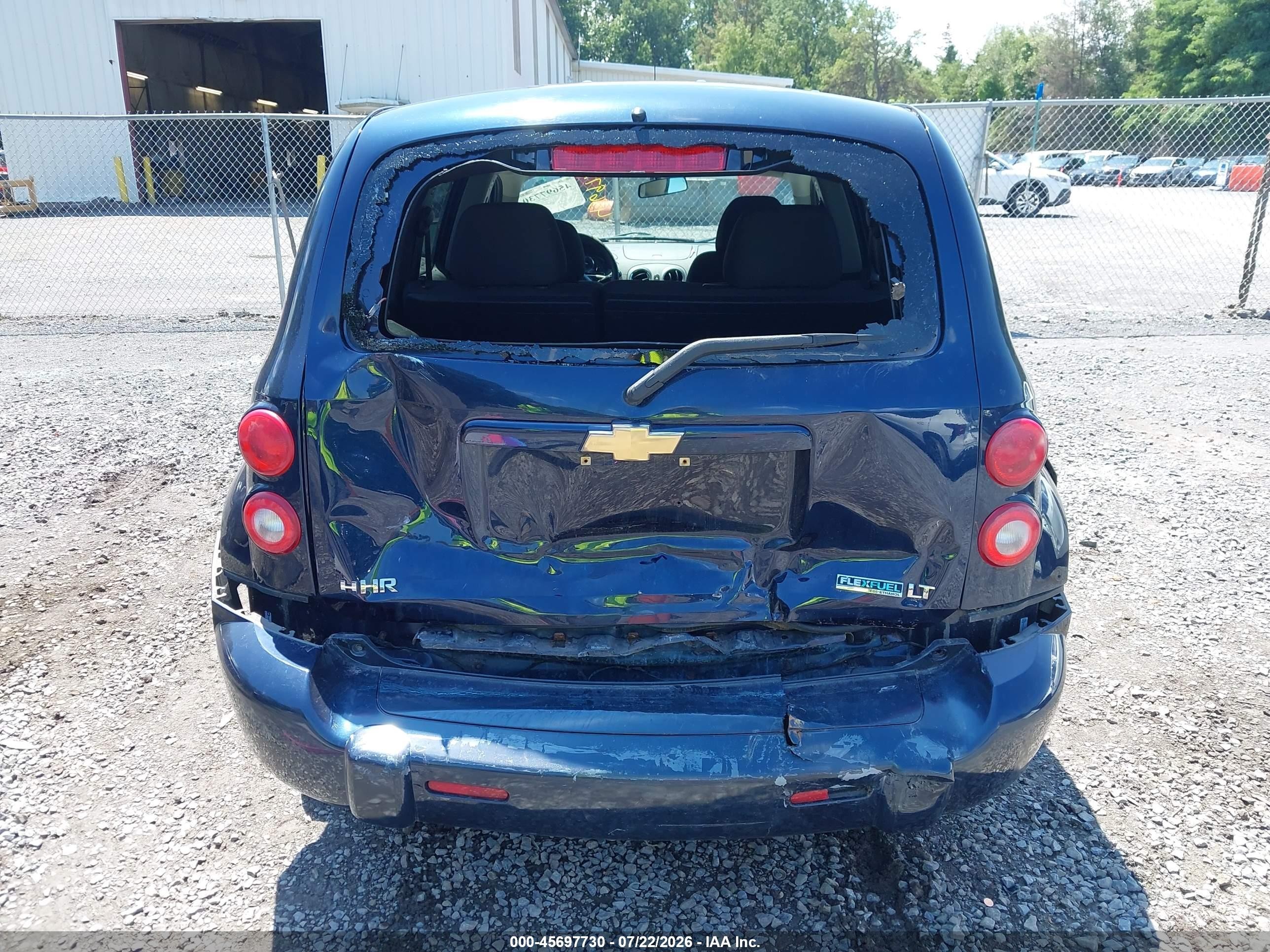 2011 Chevrolet Hhr Lt W/1lt Blue vin: 3GNBABFW2BS572705