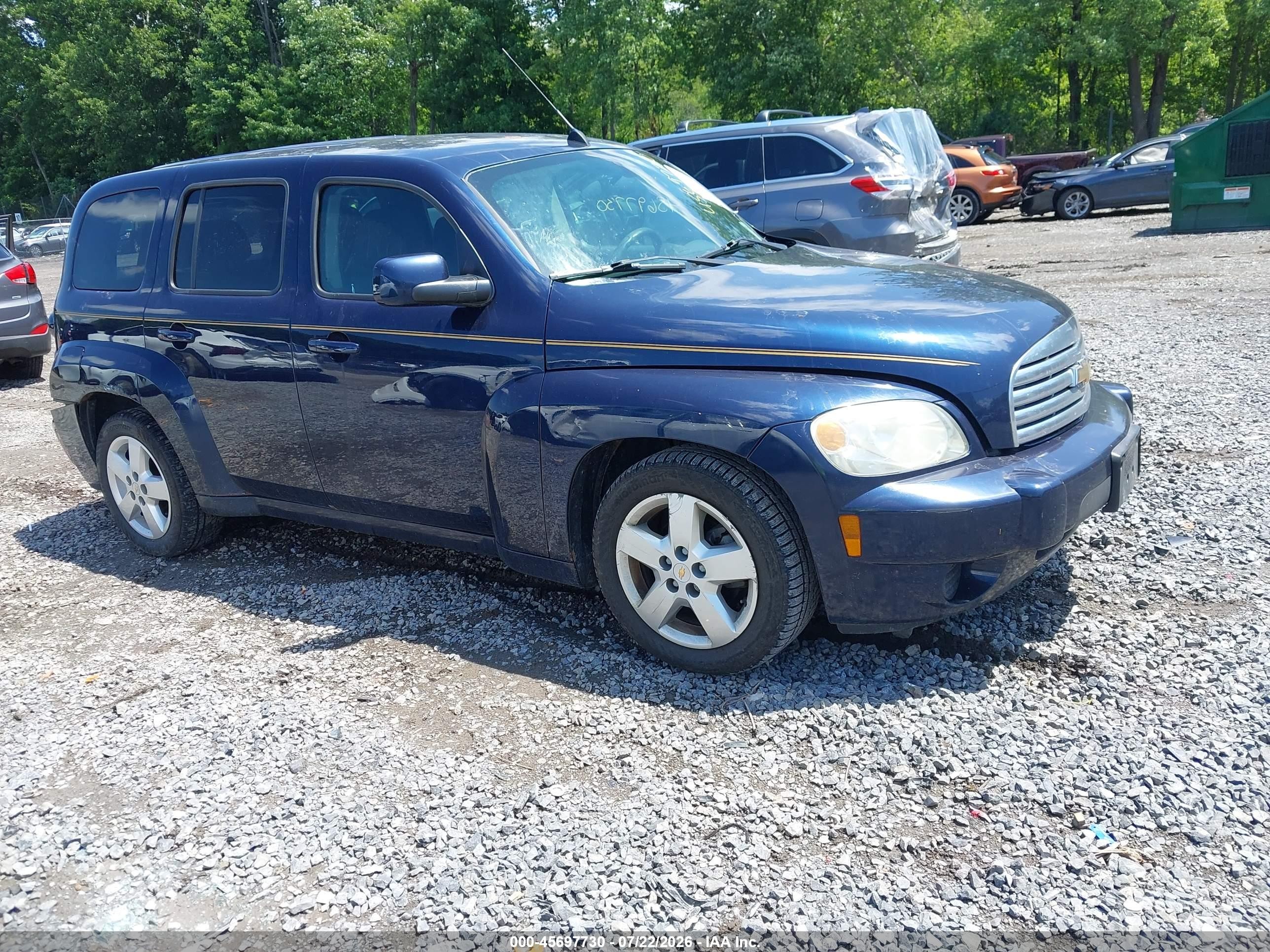 2011 Chevrolet Hhr Lt W/1lt Blue vin: 3GNBABFW2BS572705