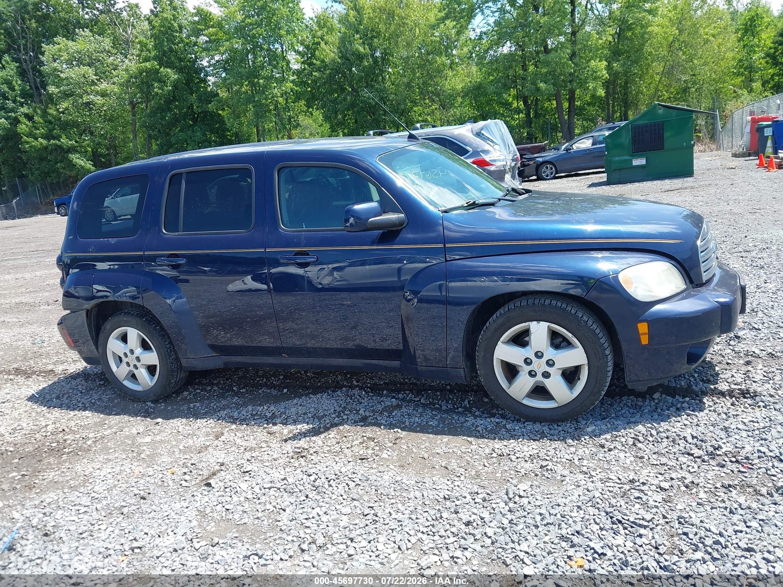 2011 Chevrolet Hhr Lt W/1lt Blue vin: 3GNBABFW2BS572705