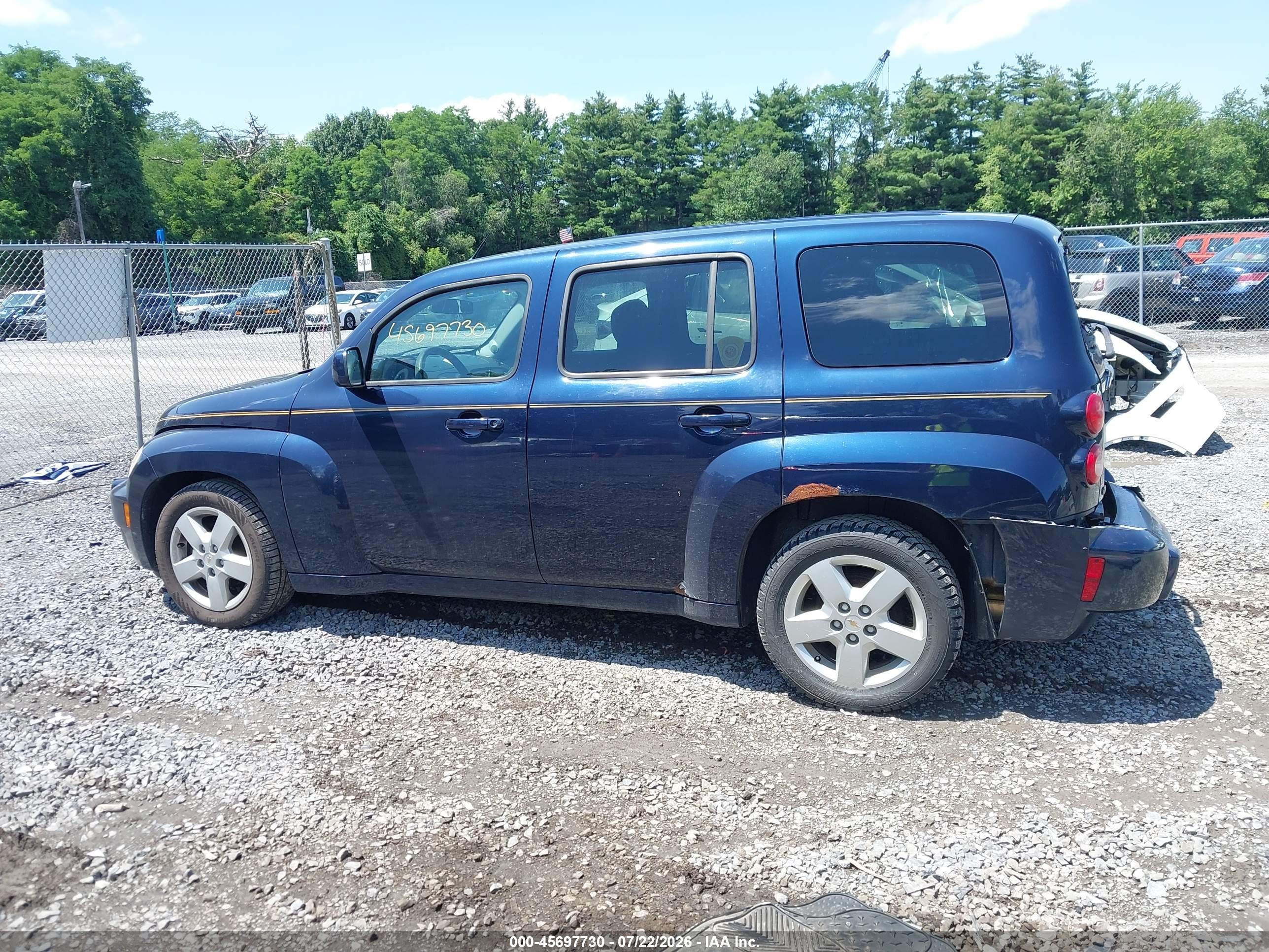 2011 Chevrolet Hhr Lt W/1lt Blue vin: 3GNBABFW2BS572705