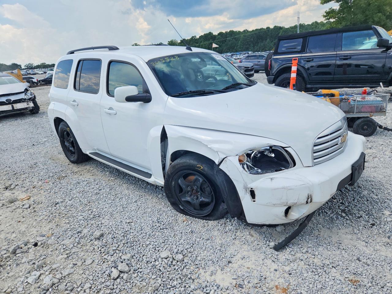 2011 Chevrolet Hhr Lt White vin: 3GNBABFW2BS645751