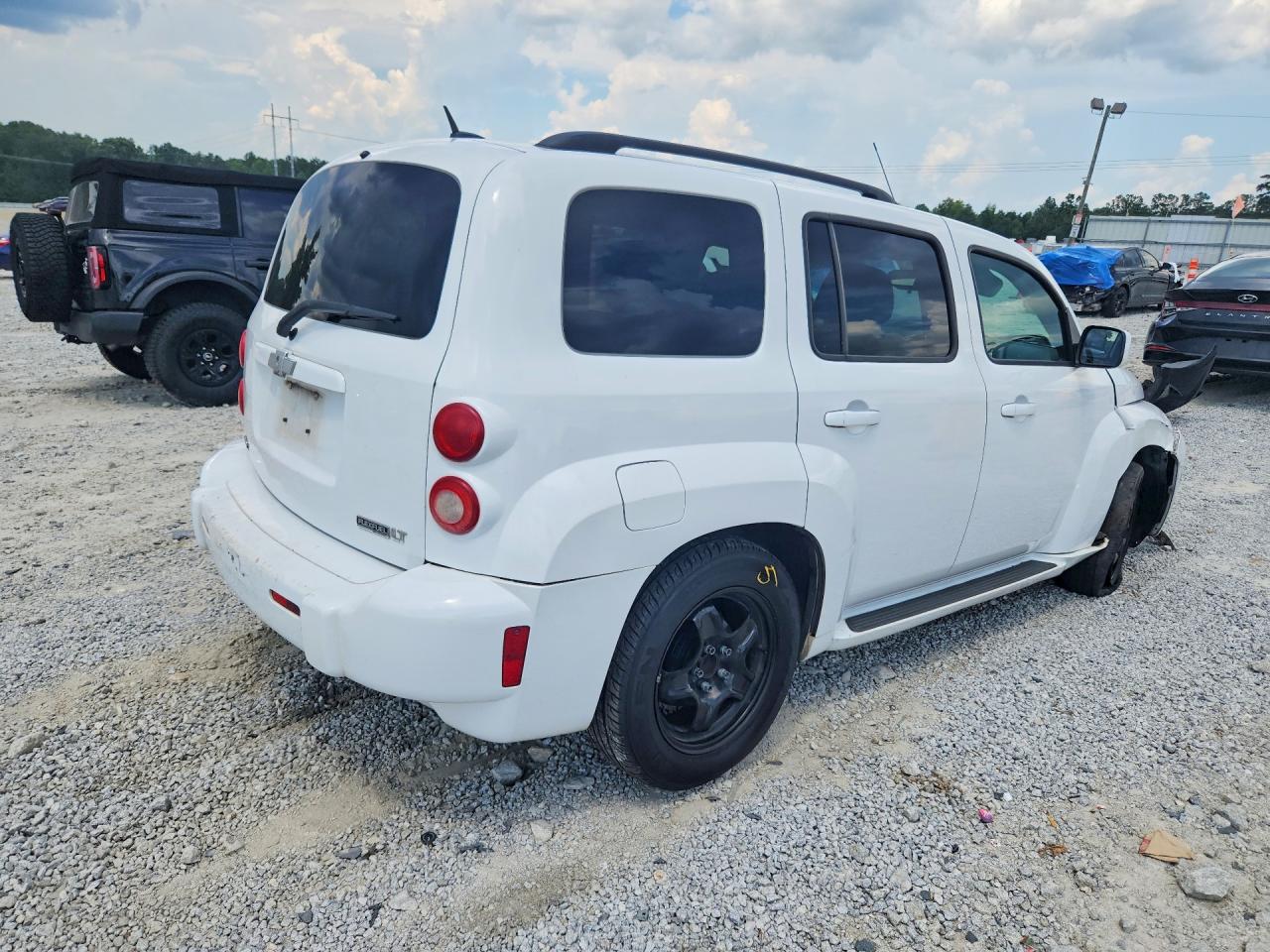 2011 Chevrolet Hhr Lt White vin: 3GNBABFW2BS645751