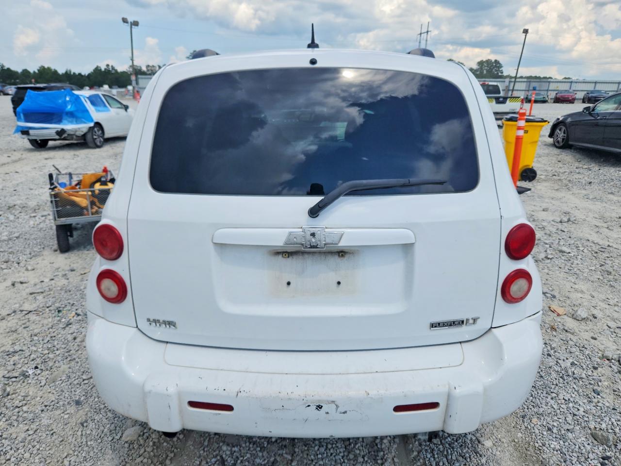 2011 Chevrolet Hhr Lt White vin: 3GNBABFW2BS645751
