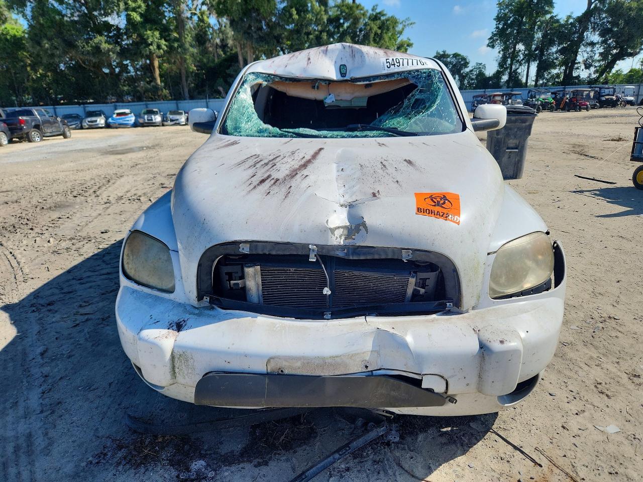 2011 Chevrolet Hhr Lt White vin: 3GNBABFW2BS662159
