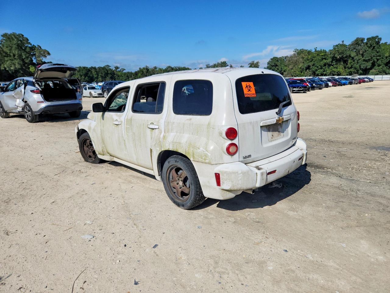 2011 Chevrolet Hhr Lt White vin: 3GNBABFW2BS662159