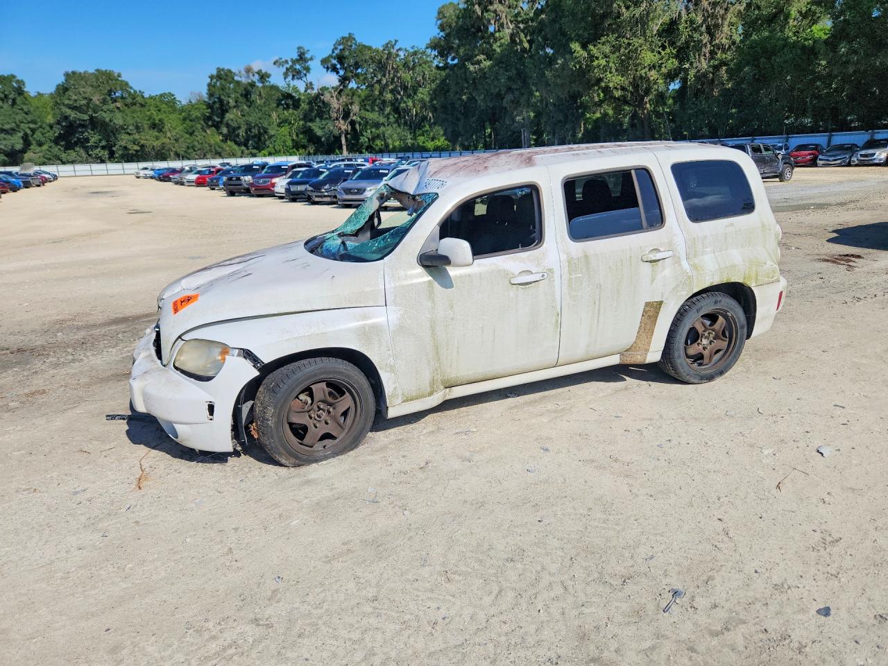 2011 Chevrolet Hhr Lt White vin: 3GNBABFW2BS662159