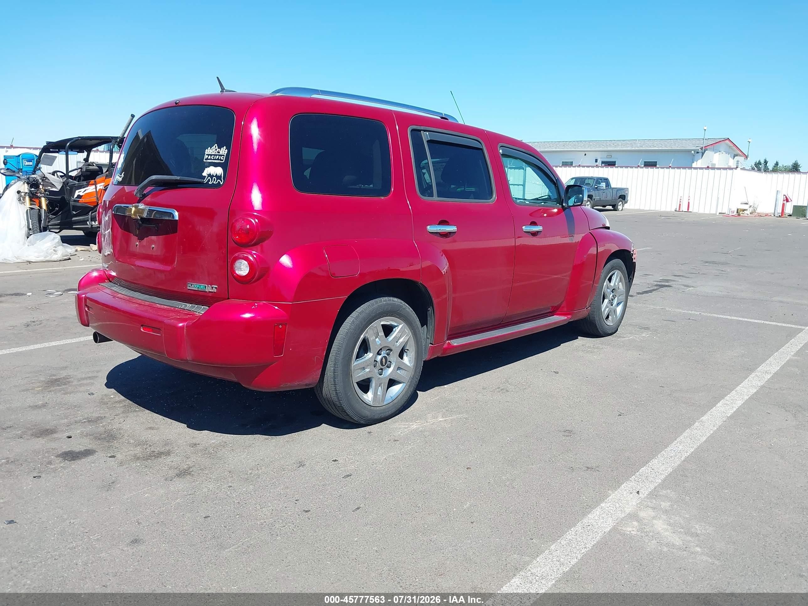 2011 Chevrolet Hhr Lt W/1lt Красный vin: 3GNBABFW3BS512822