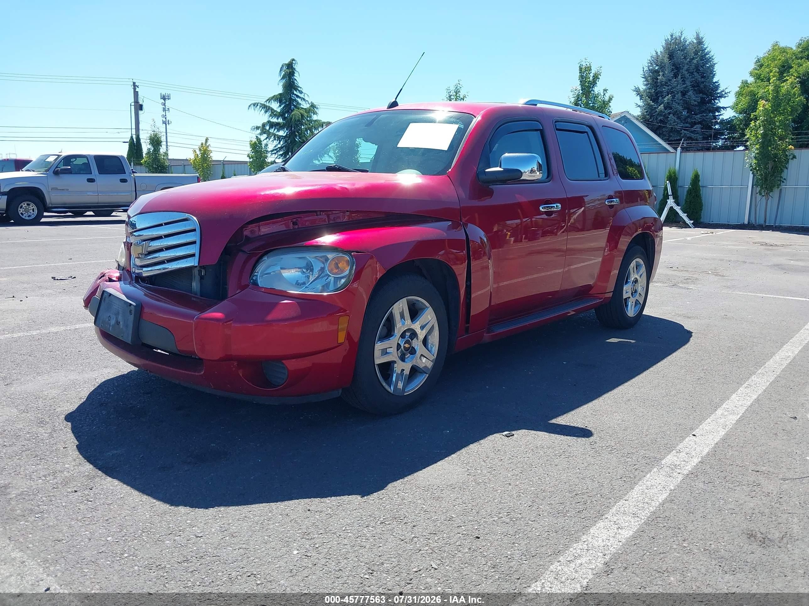 2011 Chevrolet Hhr Lt W/1lt Красный vin: 3GNBABFW3BS512822
