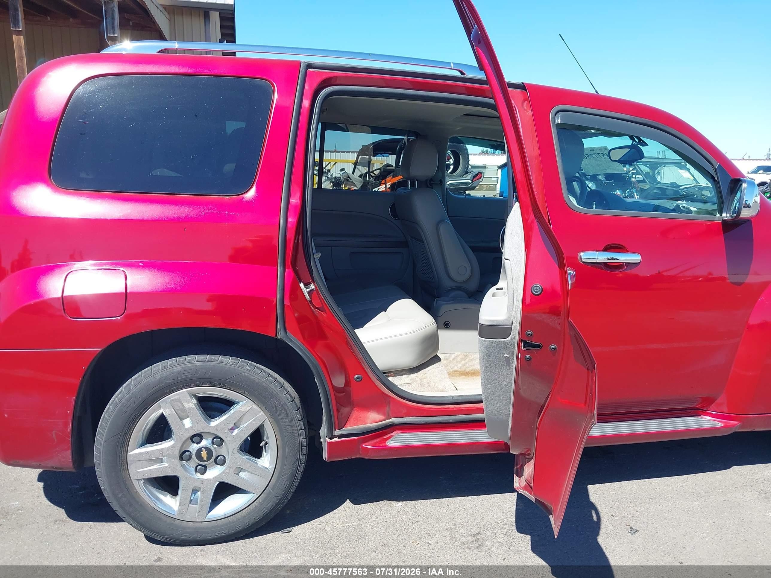 2011 Chevrolet Hhr Lt W/1lt Красный vin: 3GNBABFW3BS512822
