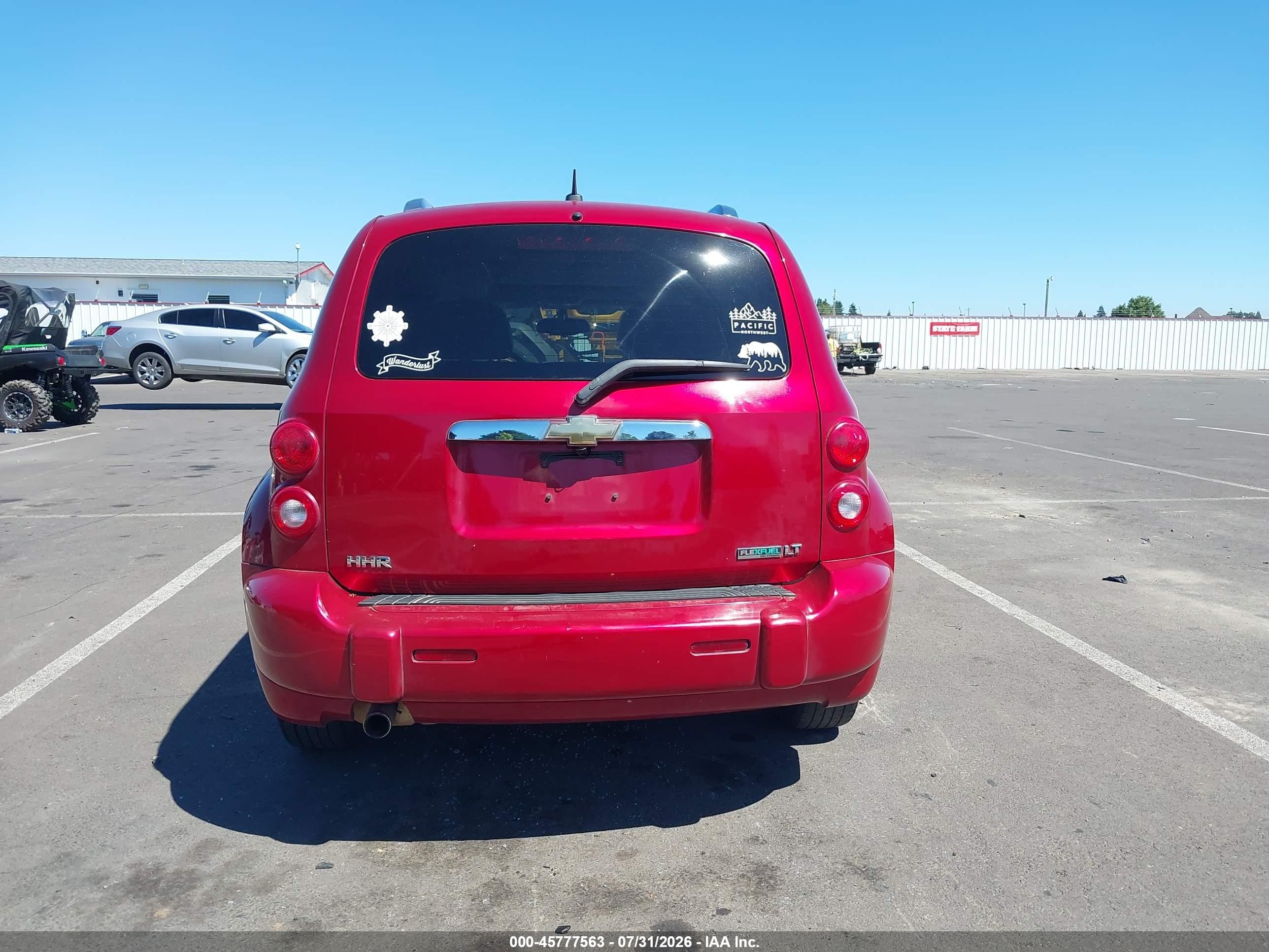 2011 Chevrolet Hhr Lt W/1lt Красный vin: 3GNBABFW3BS512822