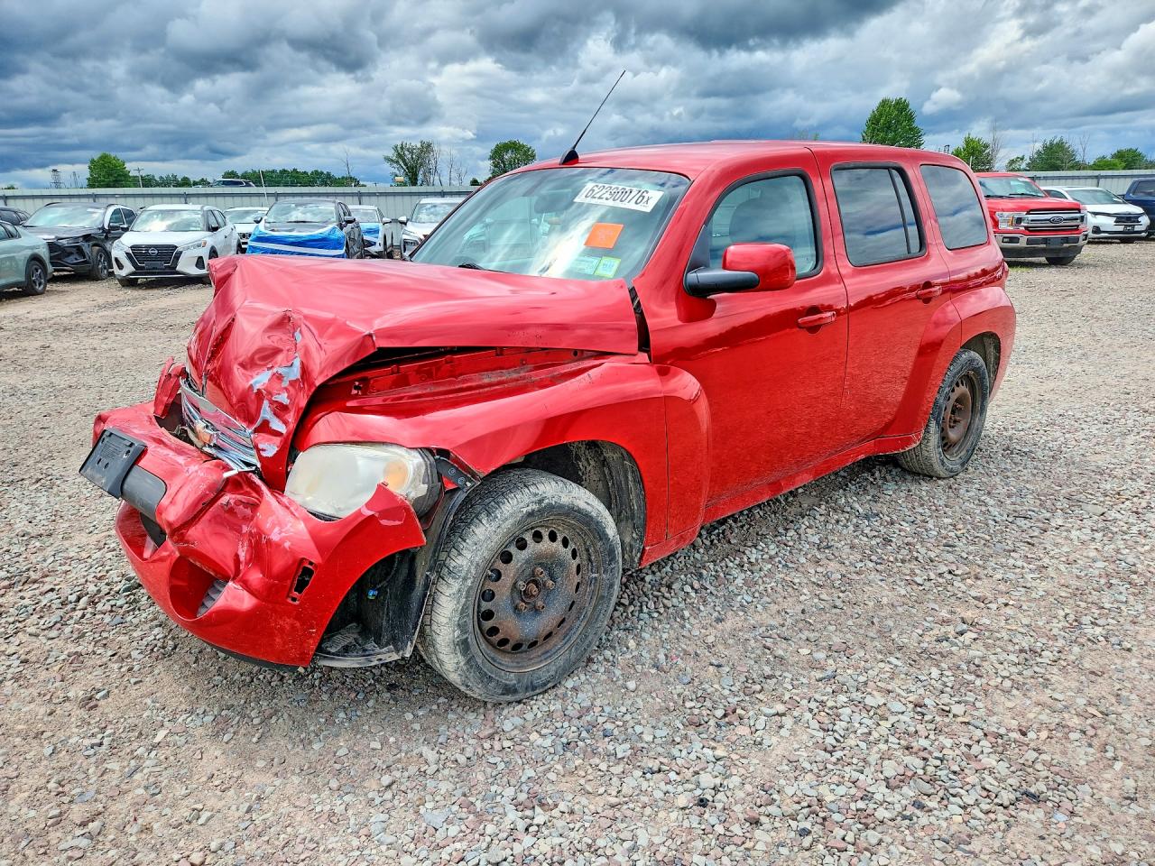 2011 Chevrolet Hhr Lt Red vin: 3GNBABFW3BS617733
