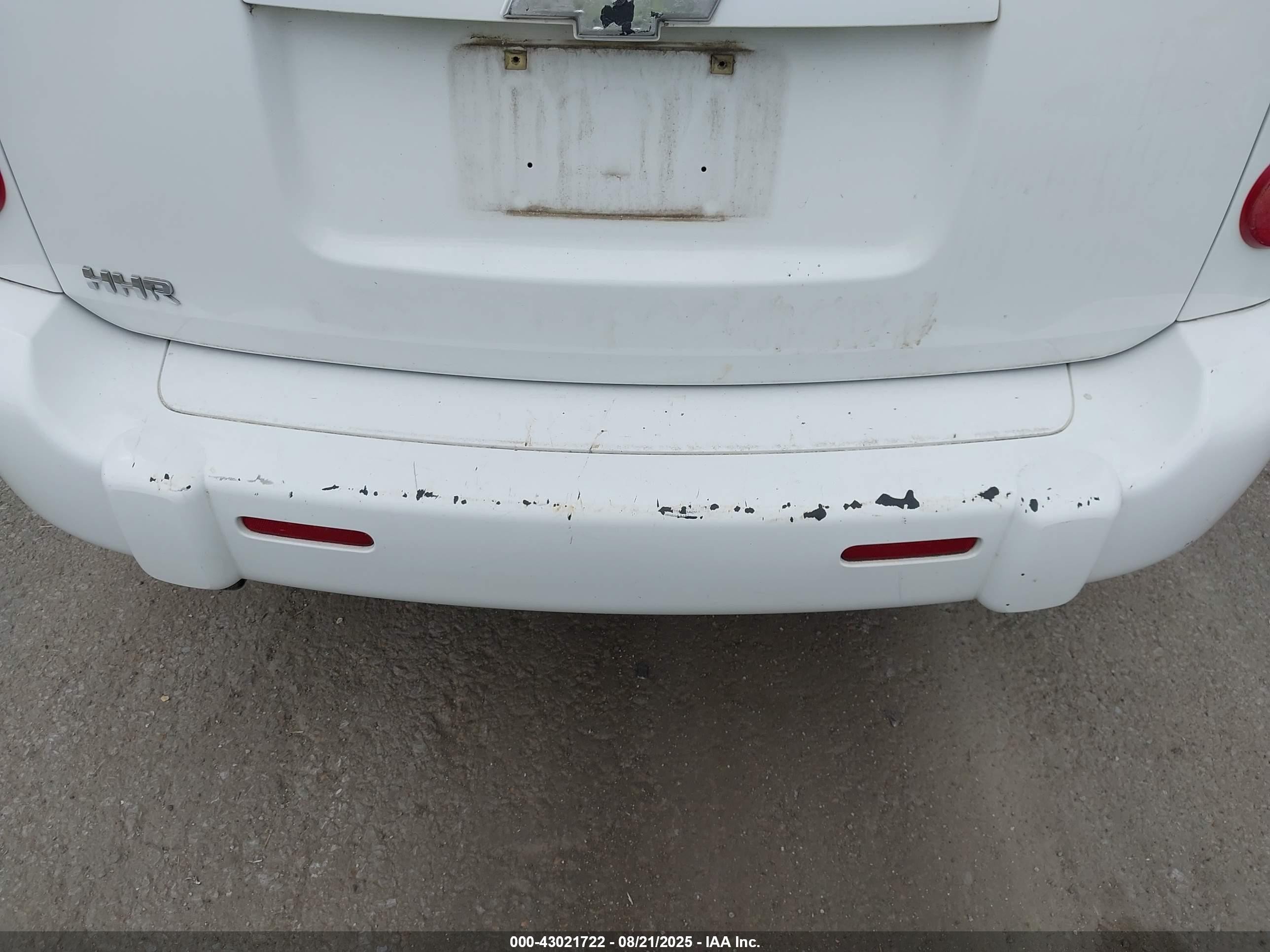 2011 Chevrolet Hhr Lt White vin: 3GNBABFW4BS604599