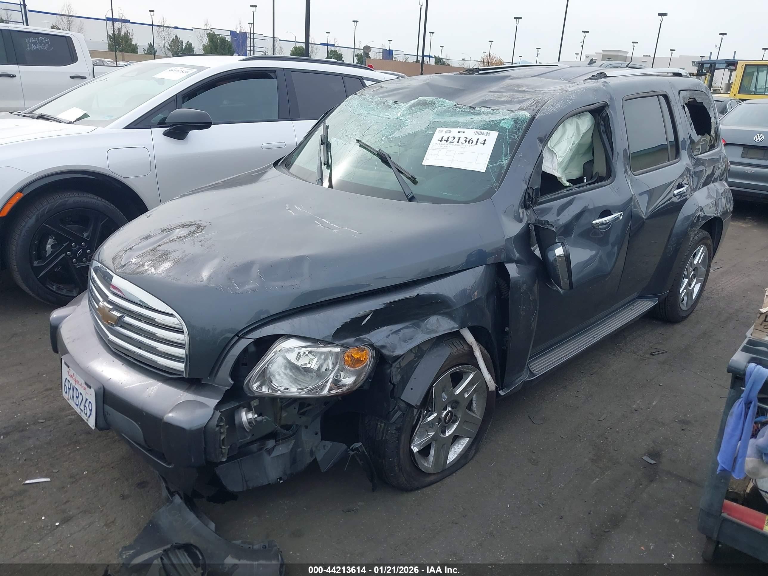 2011 Chevrolet Hhr Lt Gray vin: 3GNBABFW4BS626733