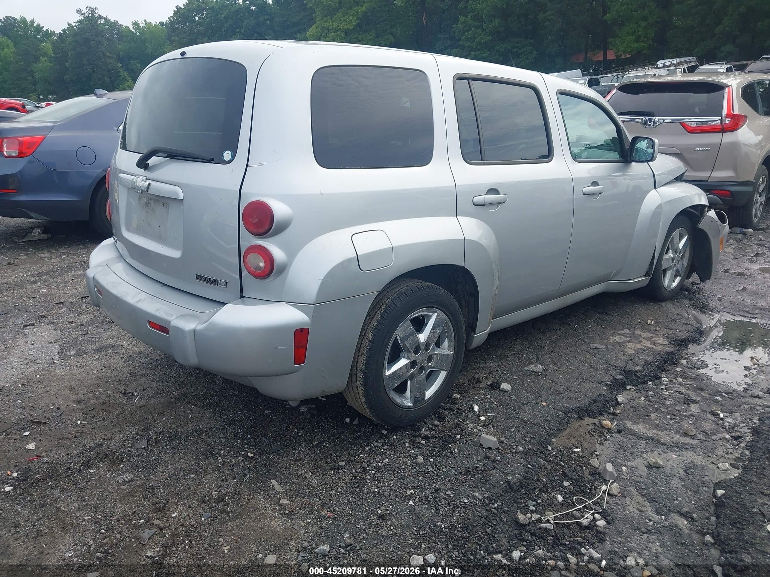 2011 Chevrolet Hhr Lt Silver vin: 3GNBABFW5BS518329