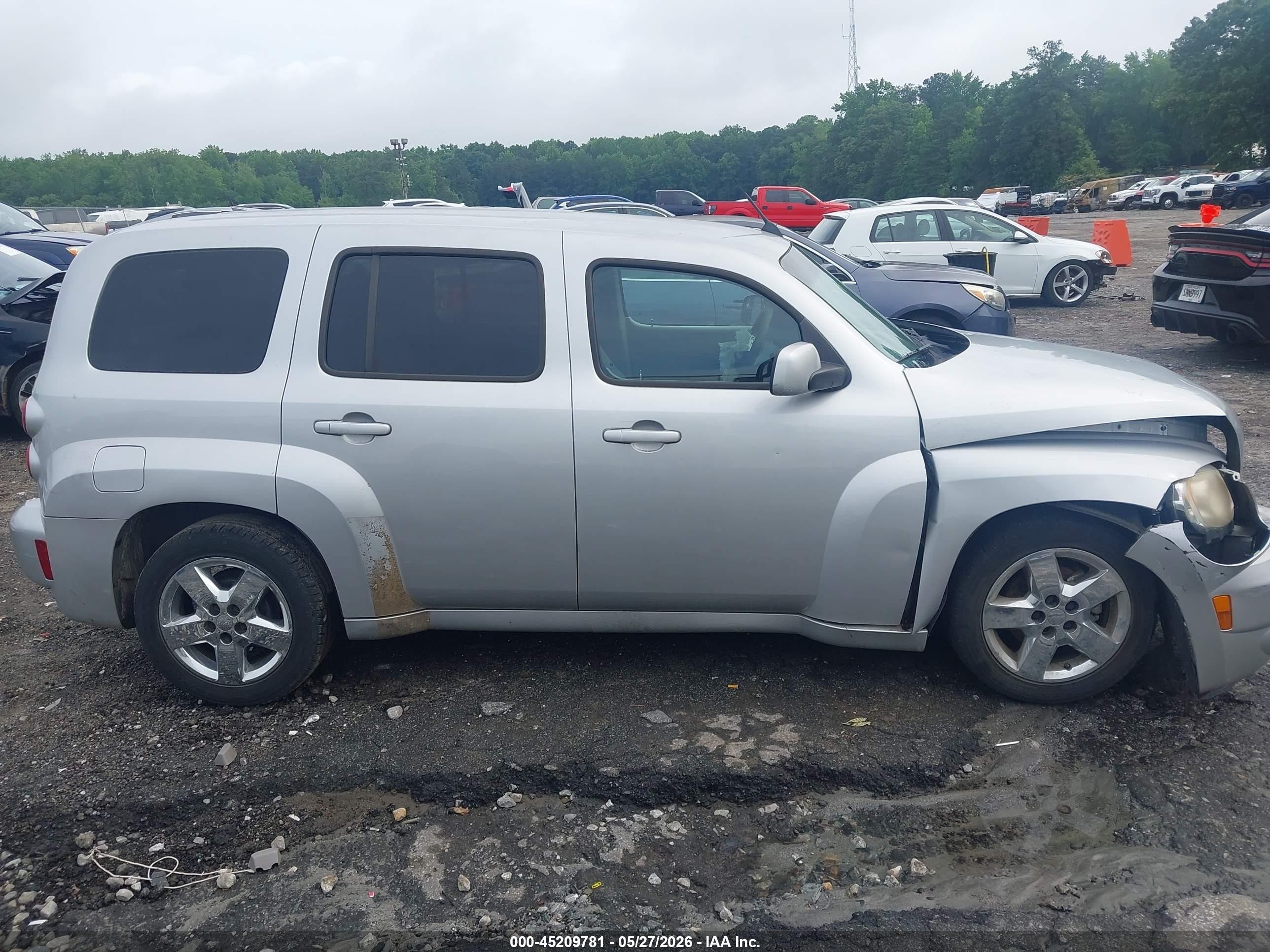 2011 Chevrolet Hhr Lt Silver vin: 3GNBABFW5BS518329