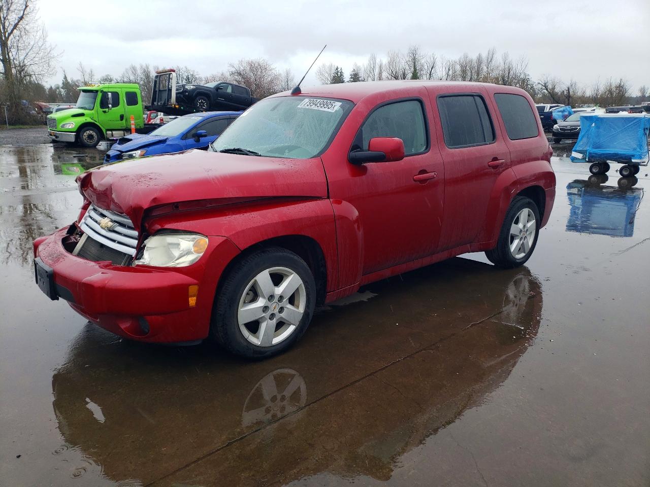 2011 Chevrolet Hhr Lt Red vin: 3GNBABFW6BS537519