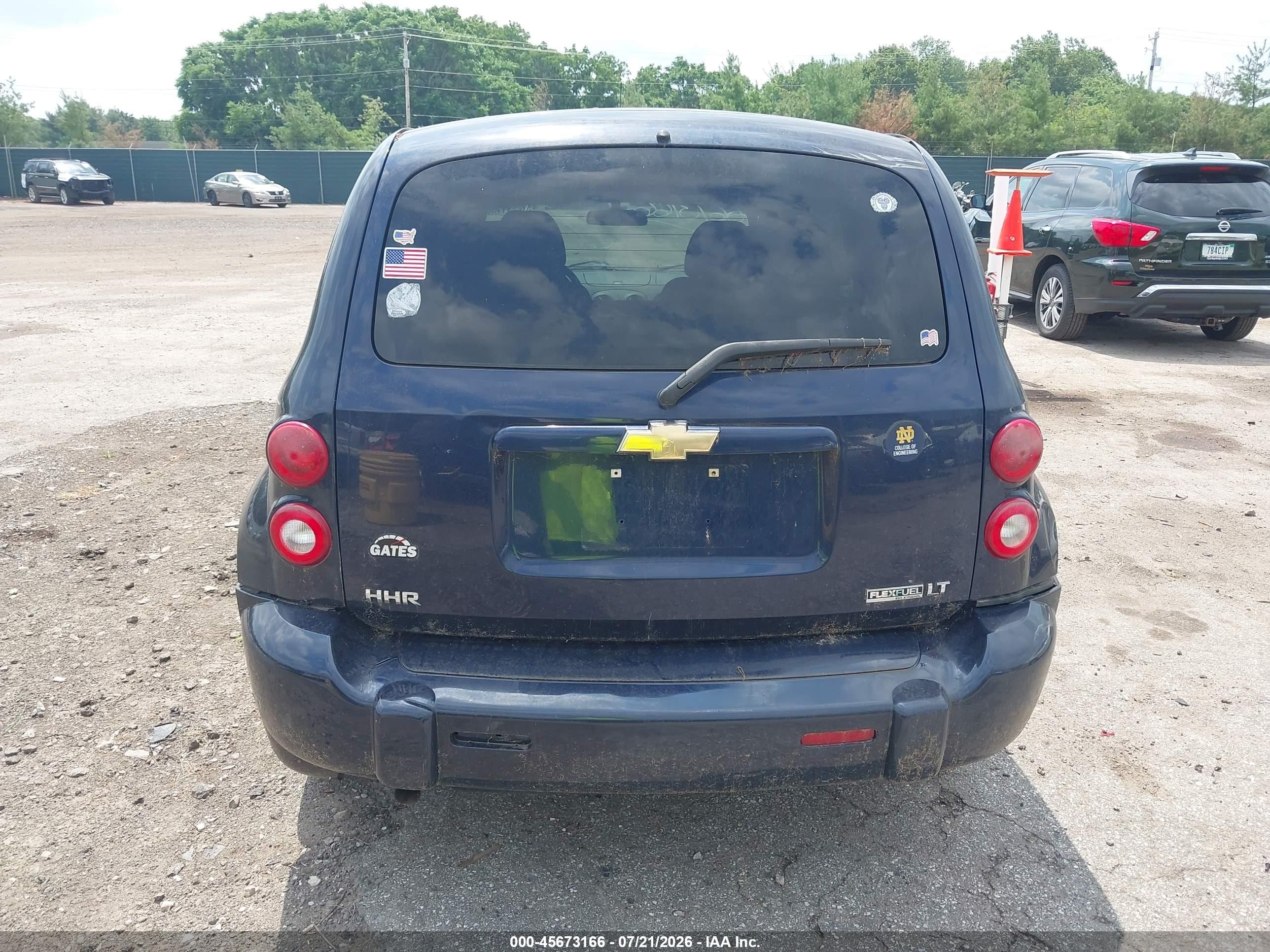 2011 Chevrolet Hhr Lt W/1lt Navy vin: 3GNBABFW6BS596148