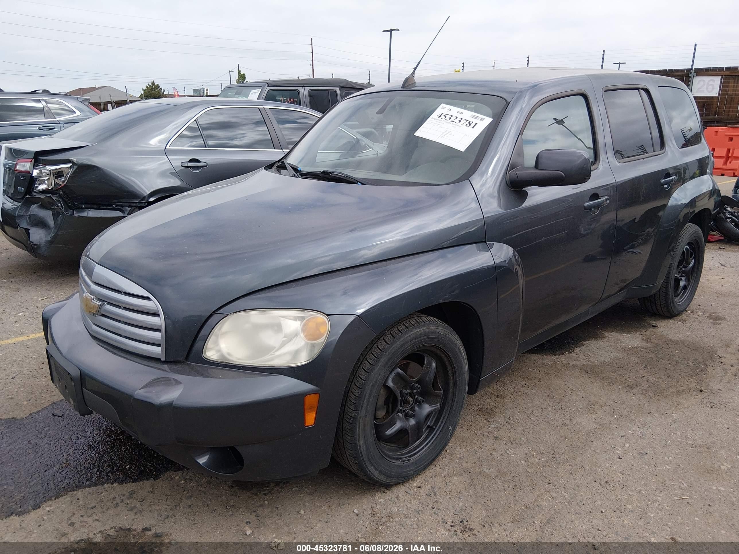 2011 Chevrolet Hhr Lt Gray vin: 3GNBABFW6BS646496