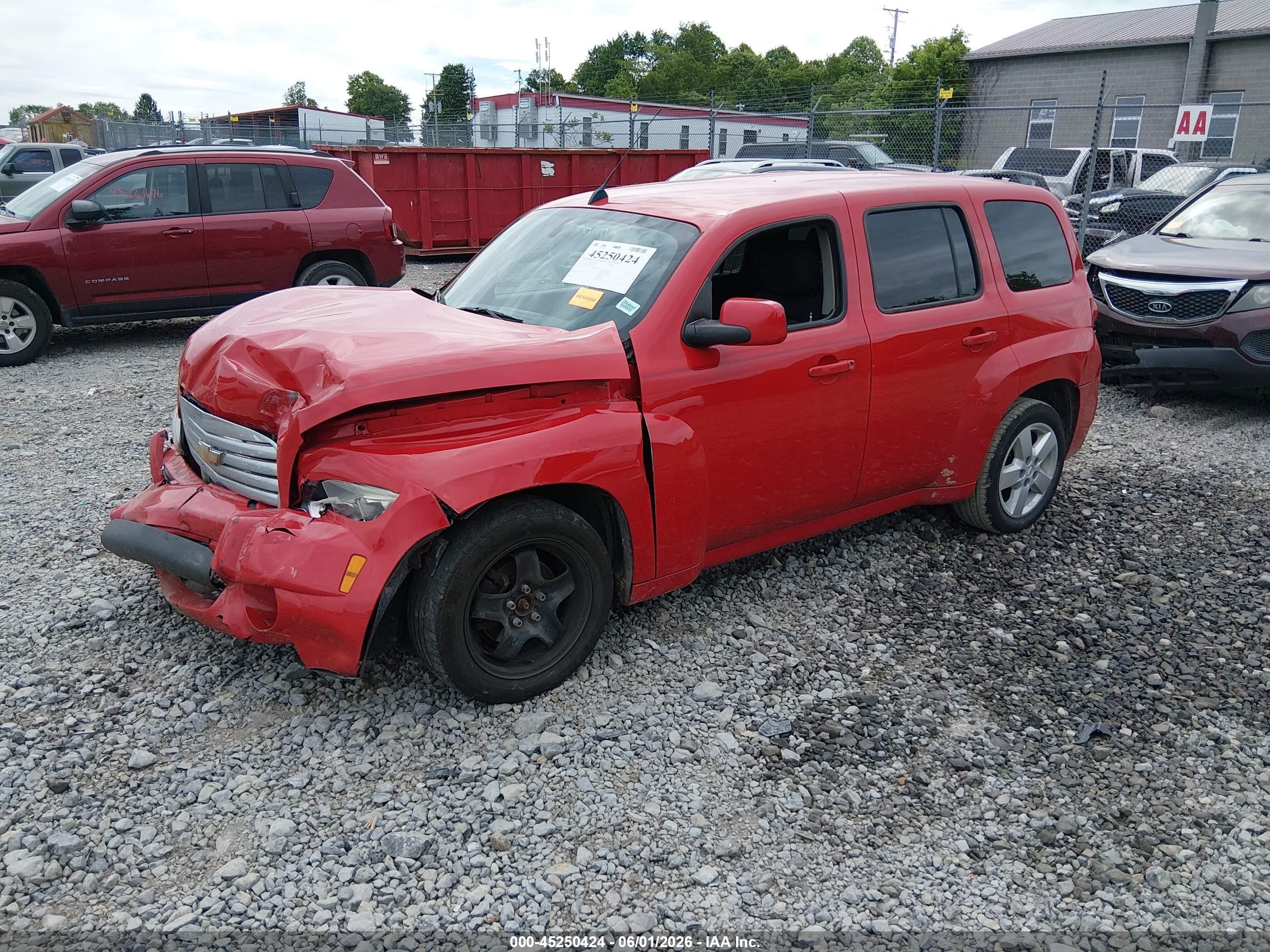 2011 Chevrolet Hhr Lt Red vin: 3GNBABFW7BS572893