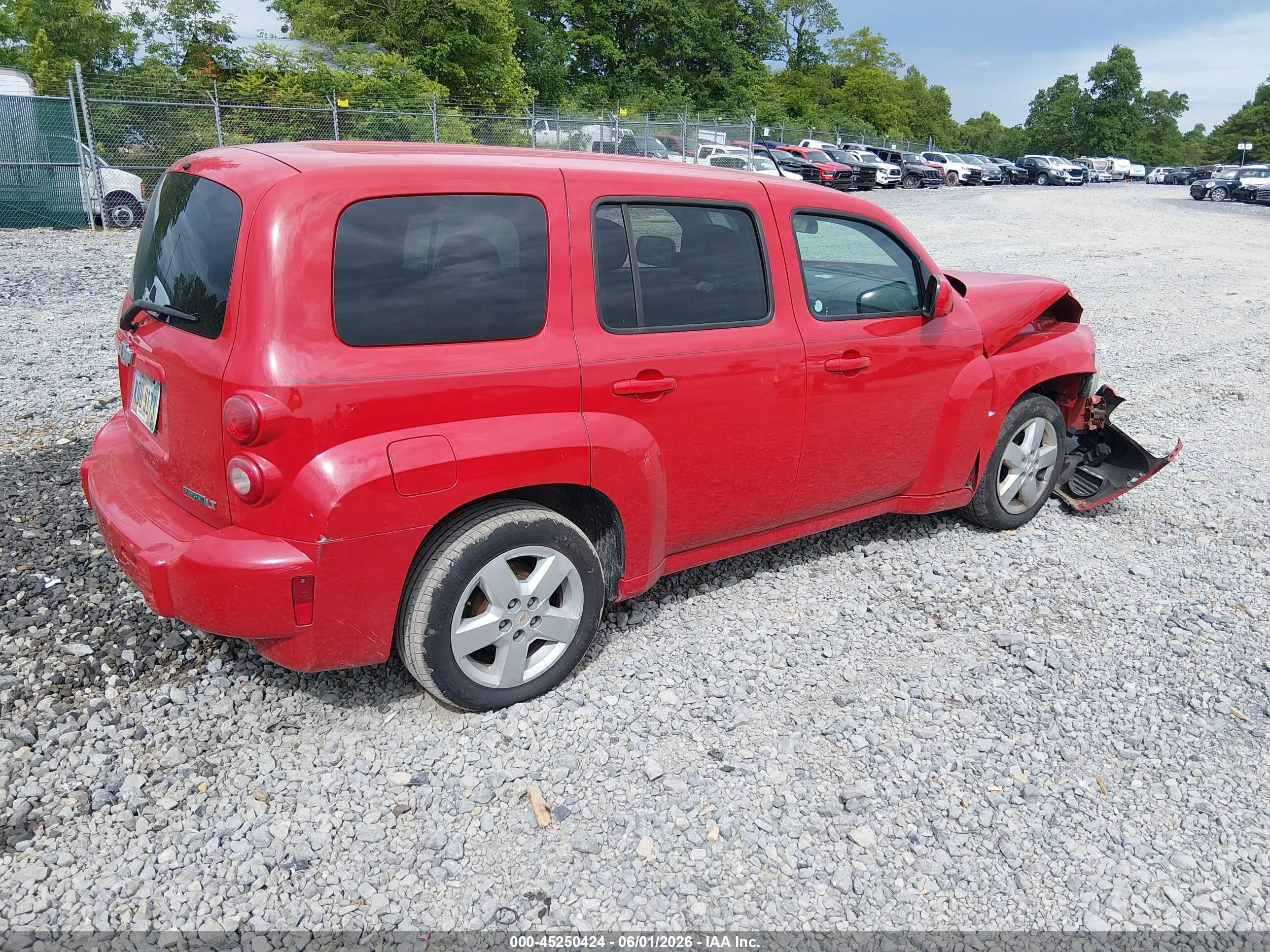 2011 Chevrolet Hhr Lt Red vin: 3GNBABFW7BS572893