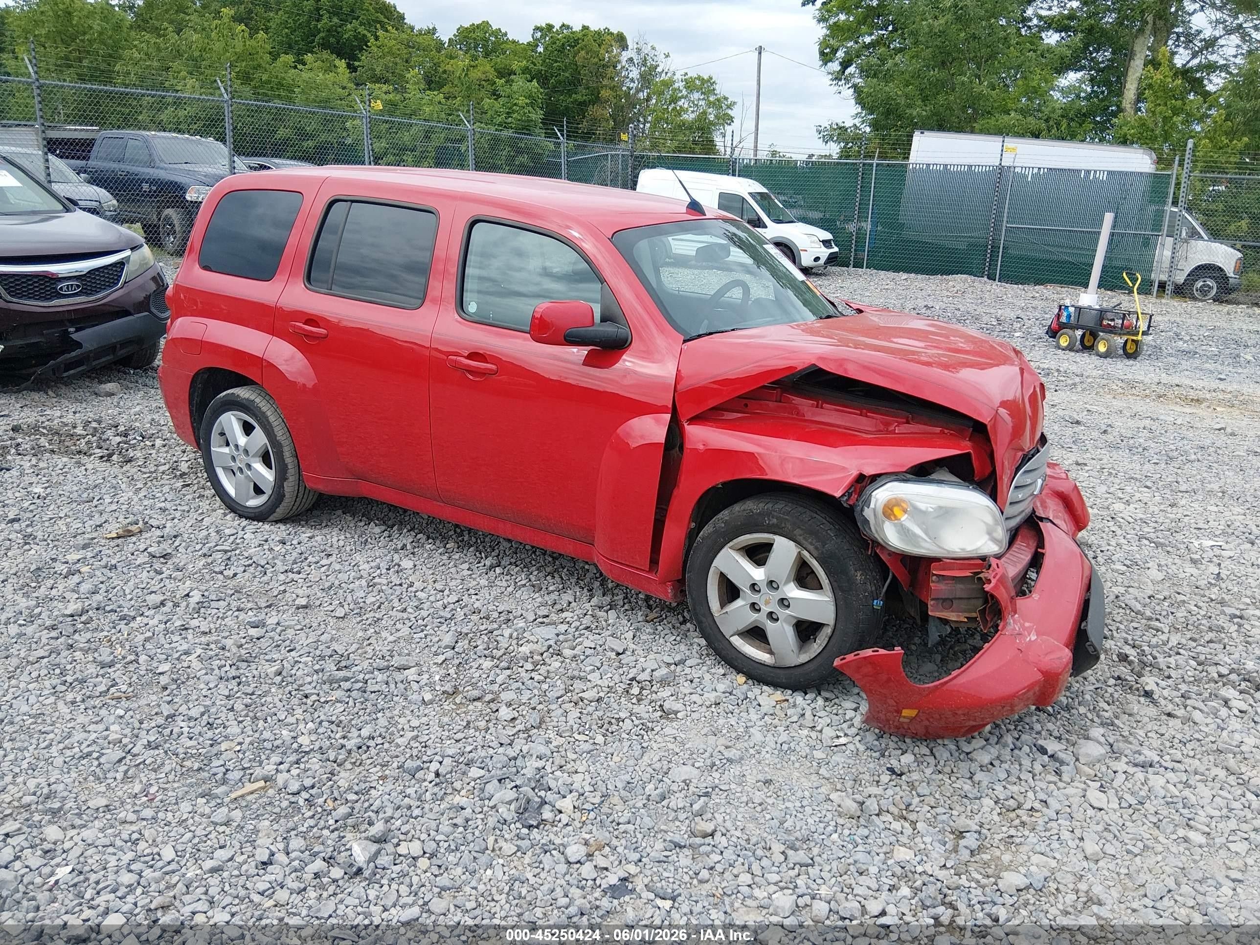 2011 Chevrolet Hhr Lt Red vin: 3GNBABFW7BS572893