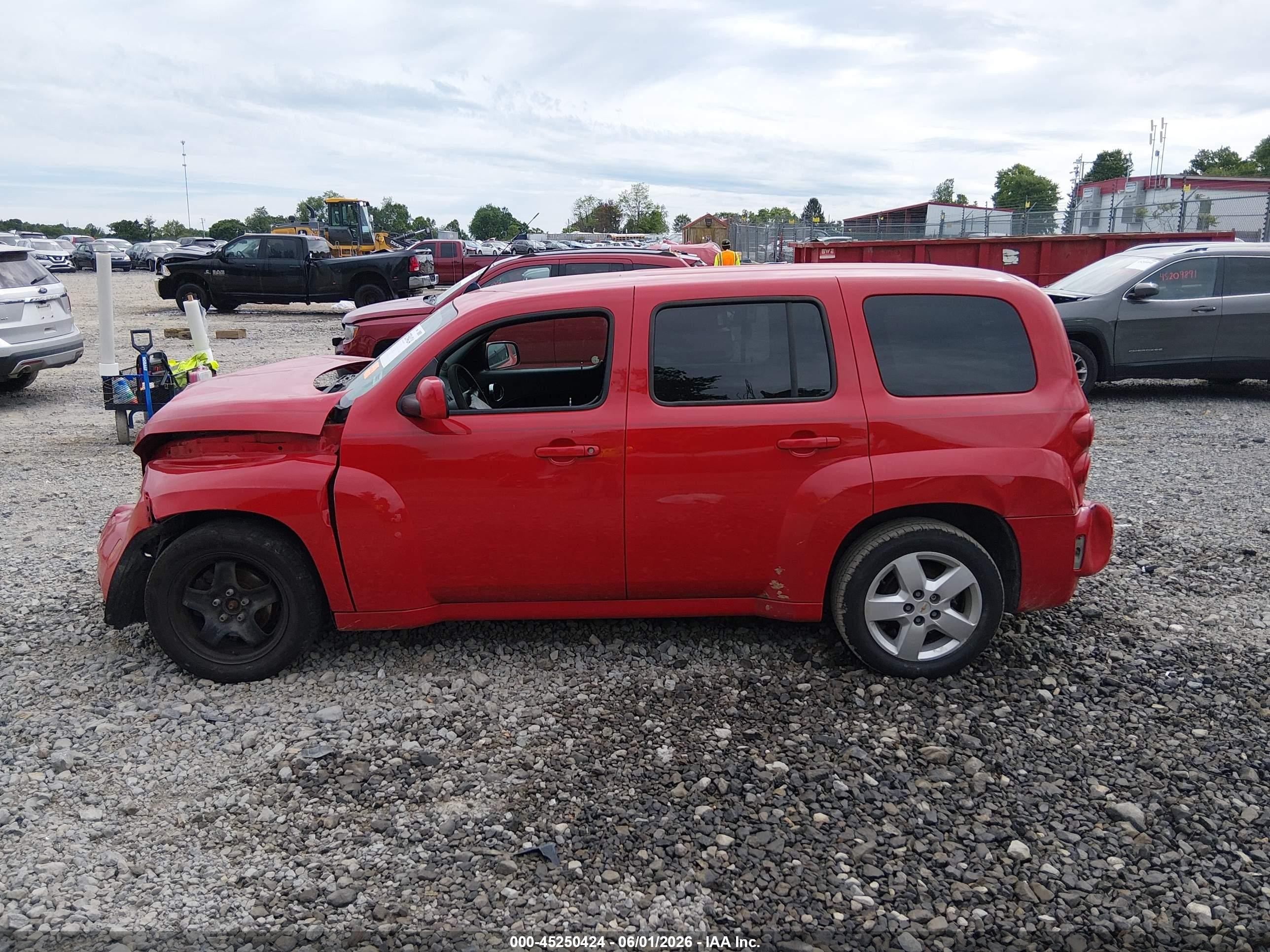 2011 Chevrolet Hhr Lt Red vin: 3GNBABFW7BS572893