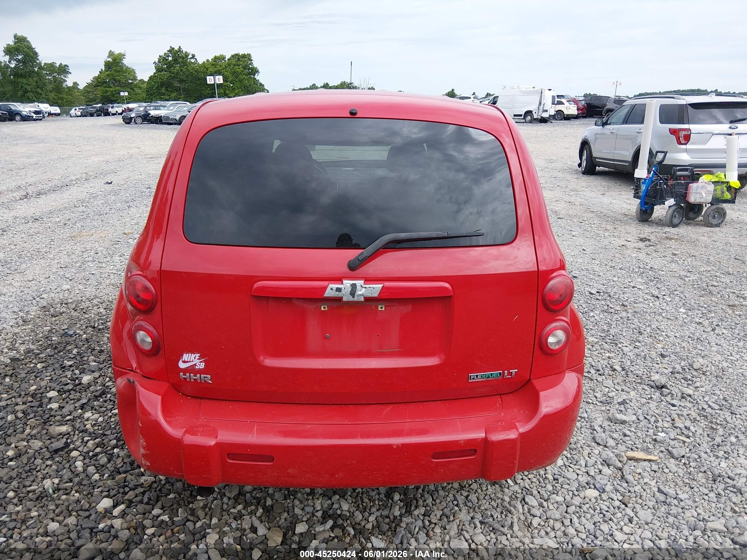 2011 Chevrolet Hhr Lt Red vin: 3GNBABFW7BS572893