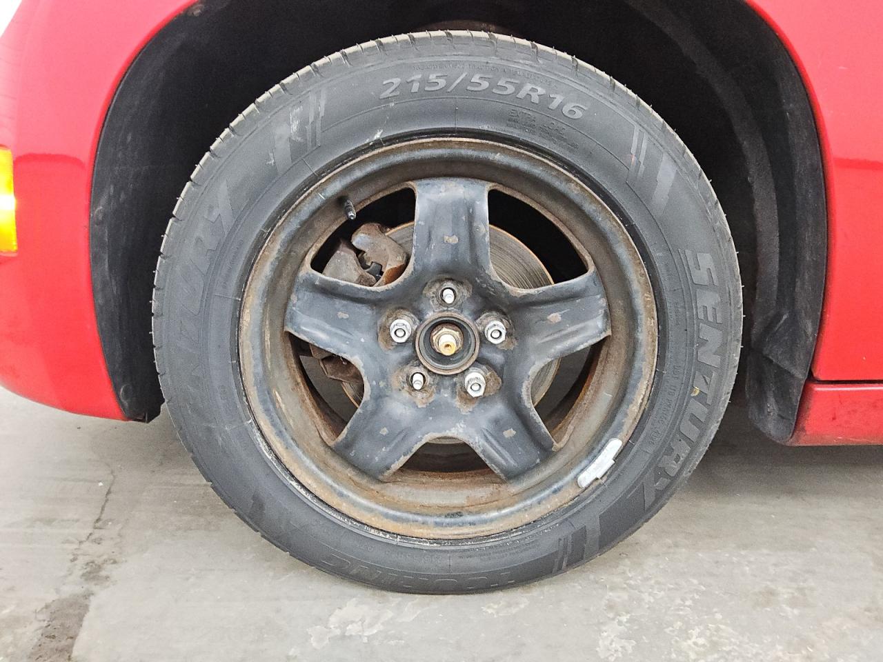 2011 Chevrolet Hhr Lt Red vin: 3GNBABFWXBS510145 Damage: Left Front Wheel, Corrosion, > 12 Inches