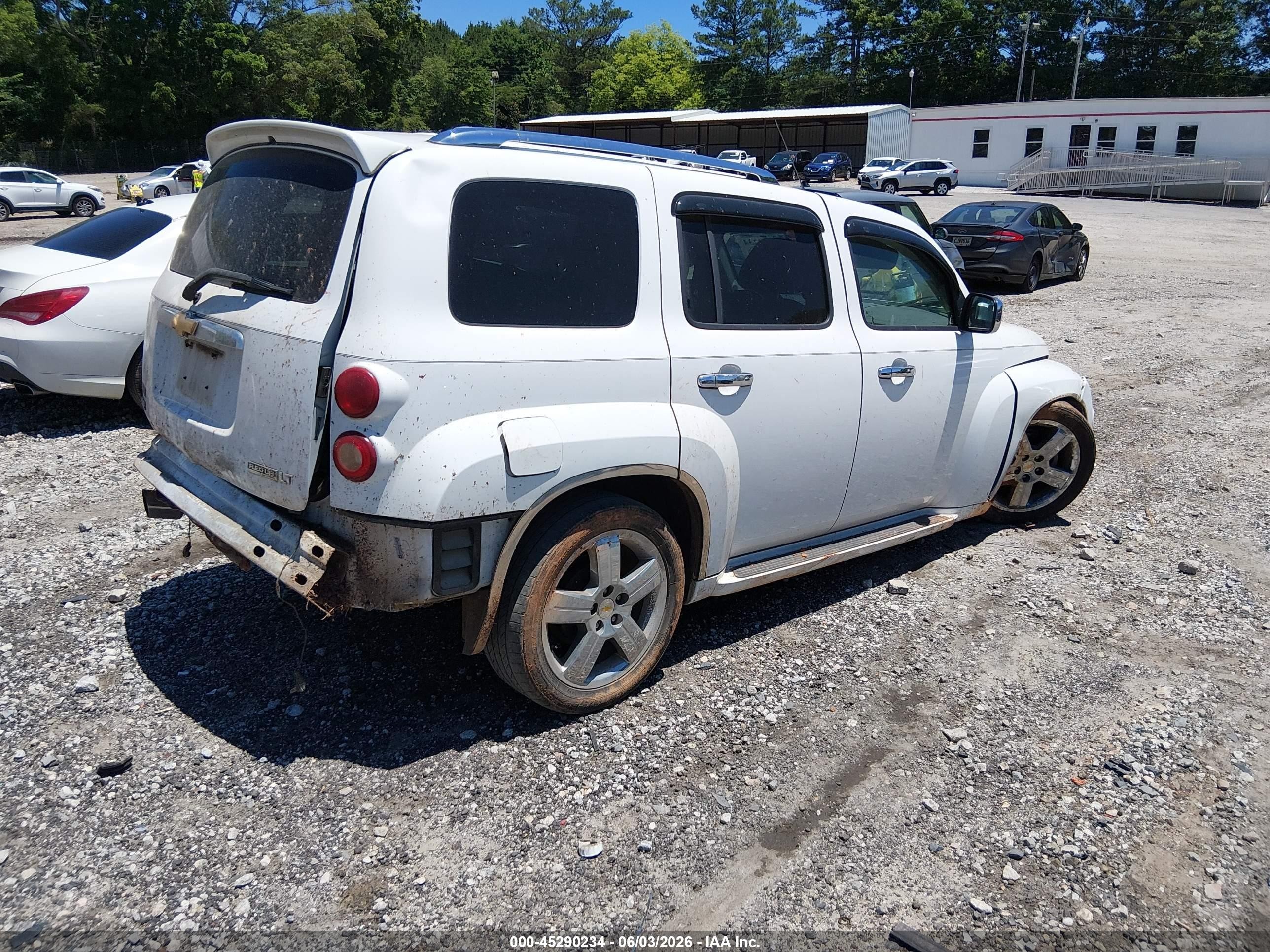 2010 Chevrolet Hhr Lt White vin: 3GNBACDV1AS538799