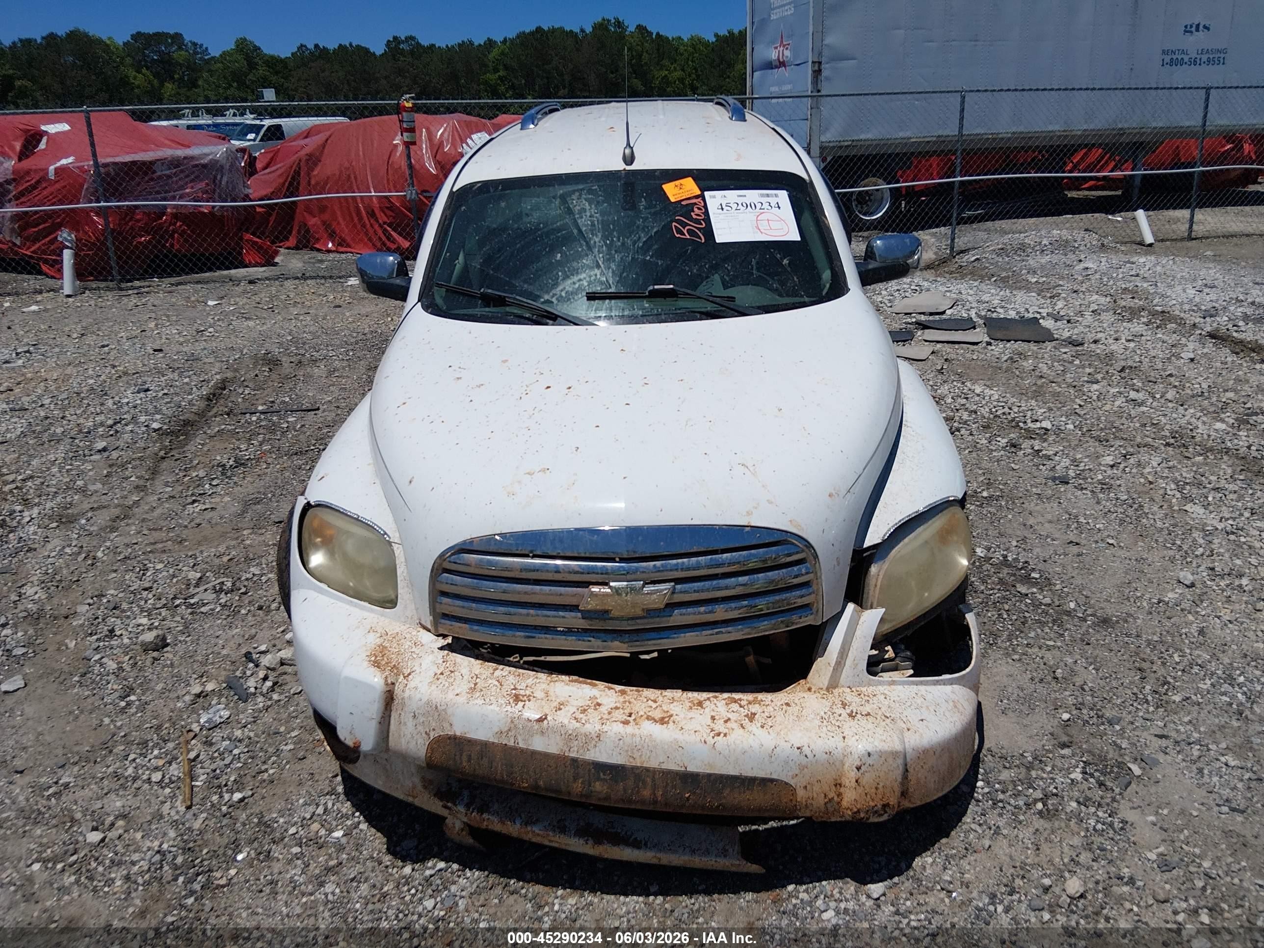 2010 Chevrolet Hhr Lt White vin: 3GNBACDV1AS538799