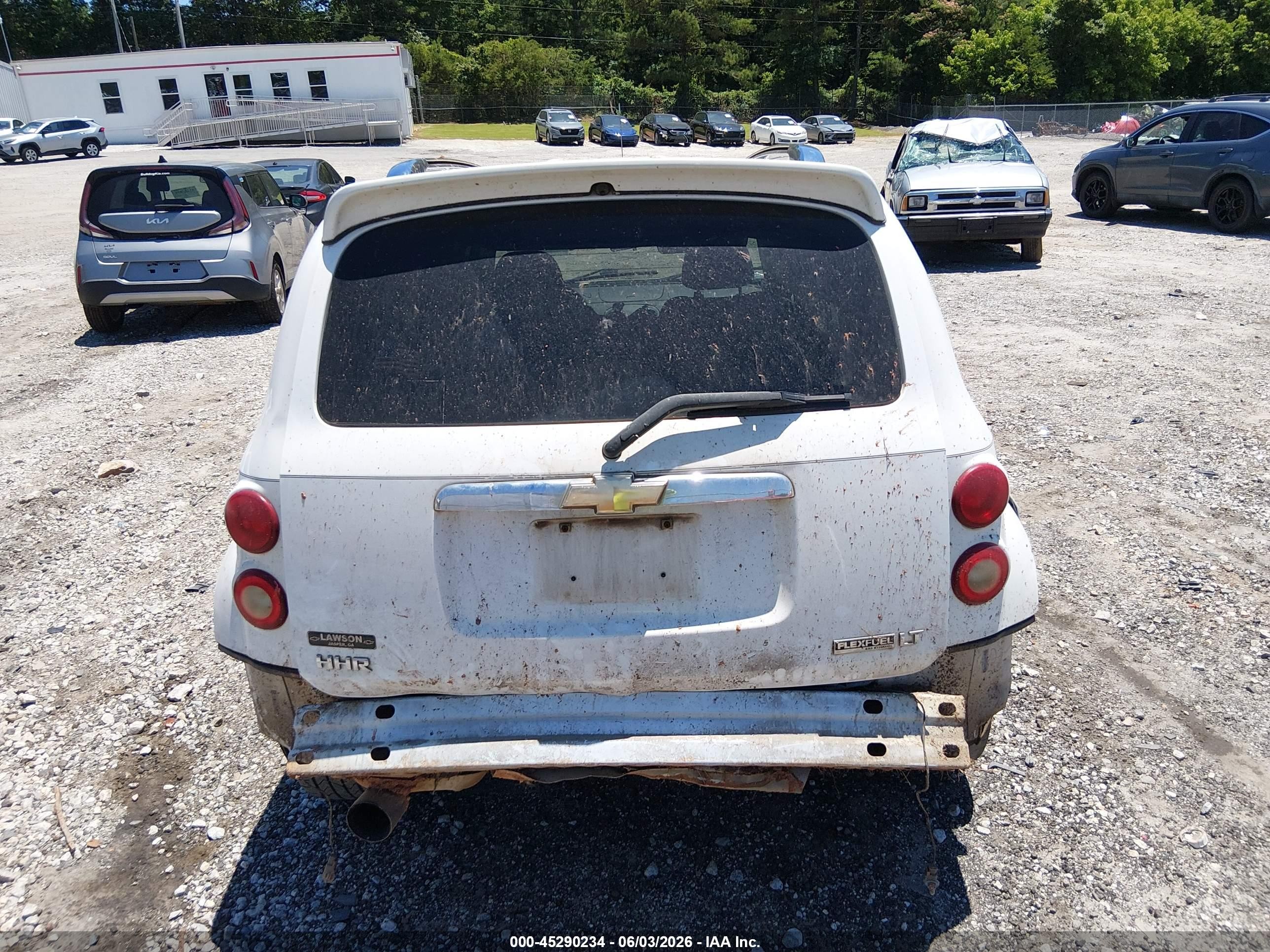 2010 Chevrolet Hhr Lt White vin: 3GNBACDV1AS538799