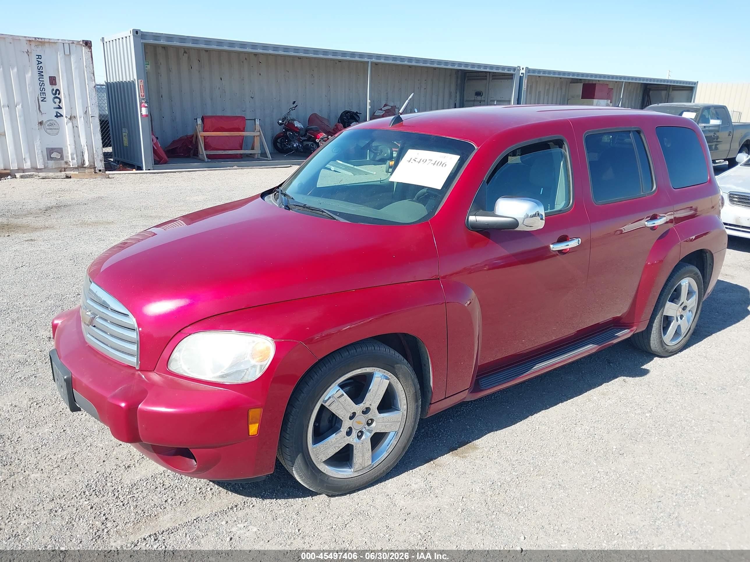 2010 Chevrolet Hhr Lt Red vin: 3GNBACDV2AS560813