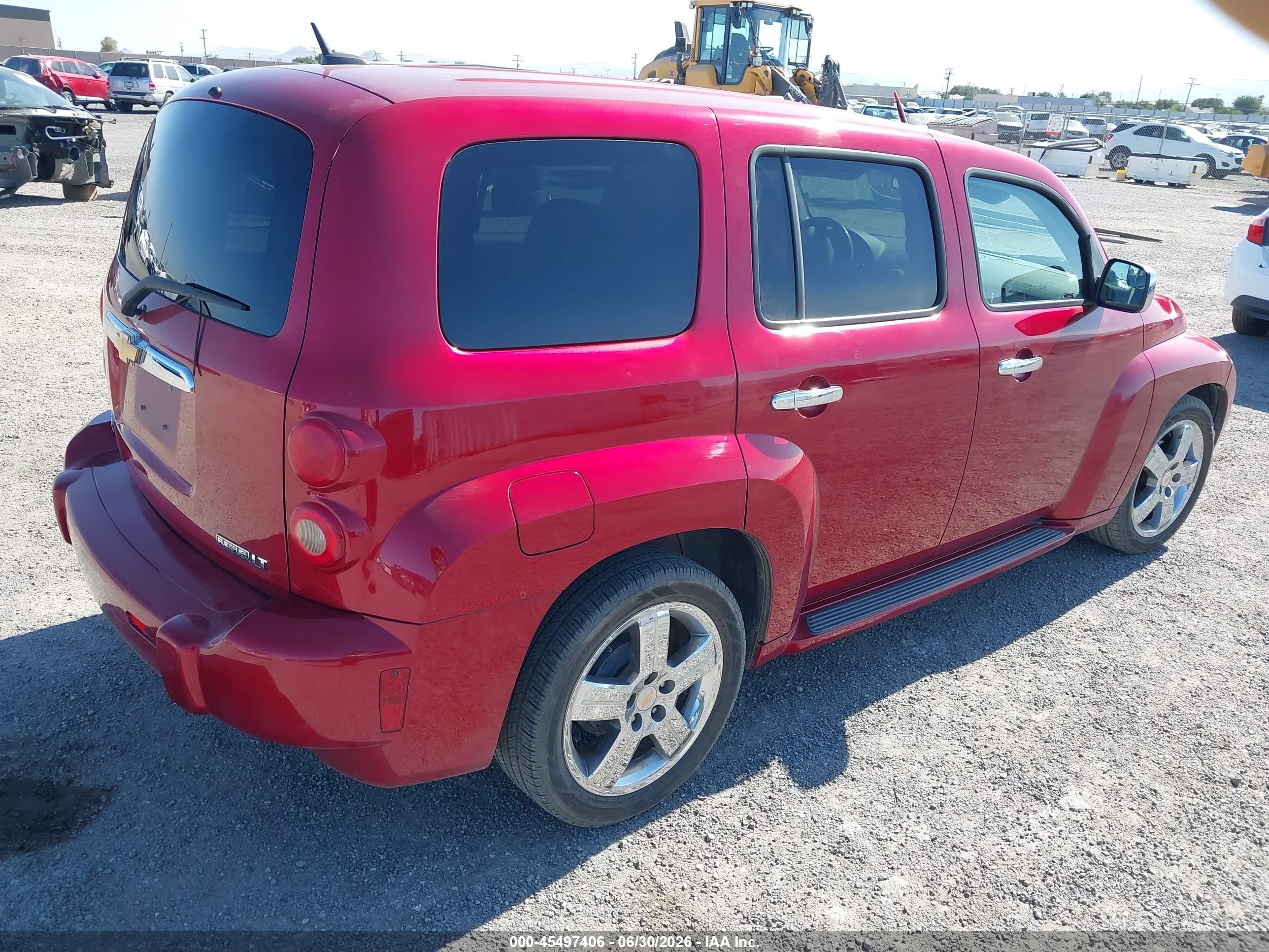 2010 Chevrolet Hhr Lt Red vin: 3GNBACDV2AS560813