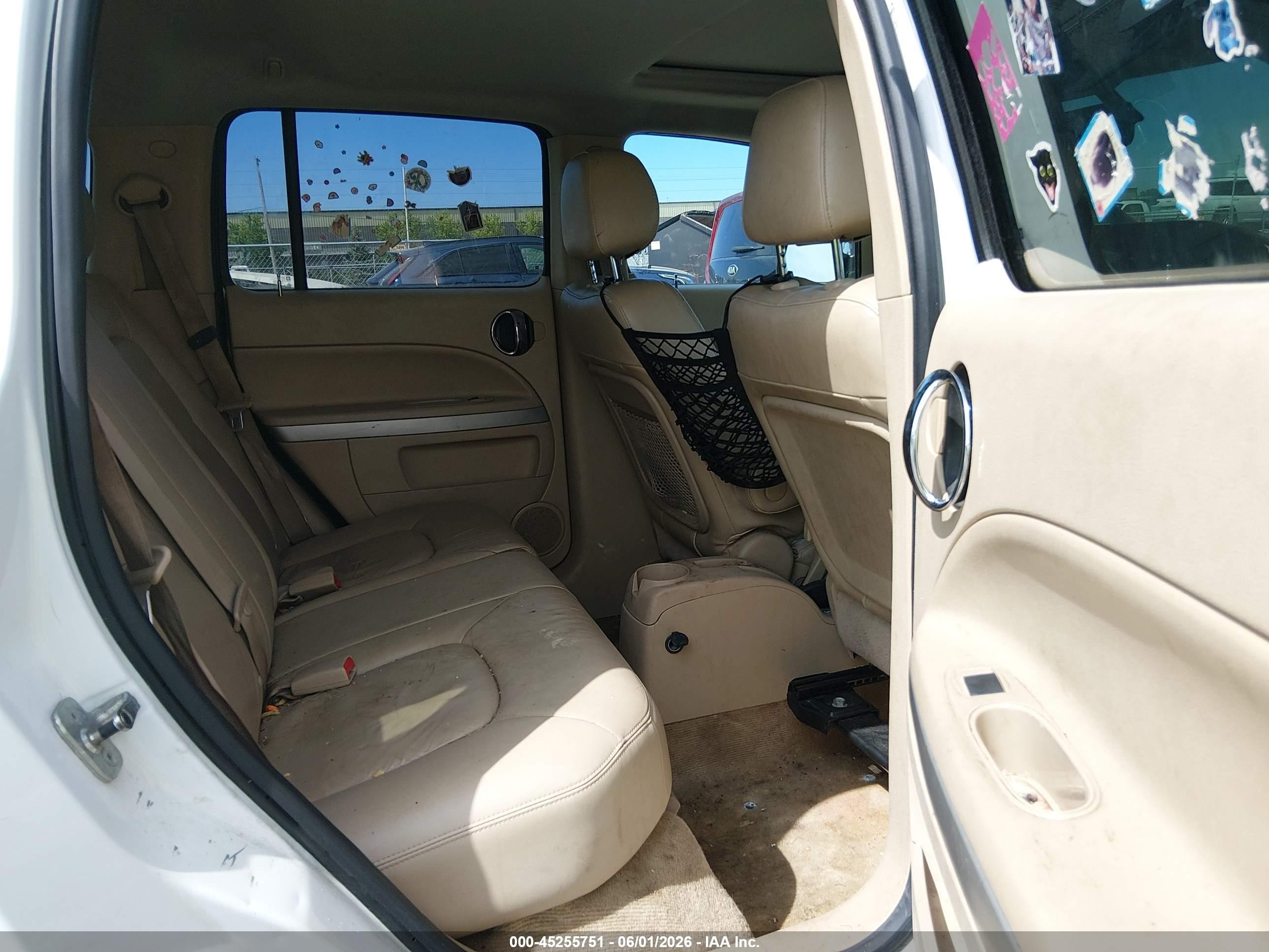 2010 Chevrolet Hhr Lt White vin: 3GNBACDV3AS583582