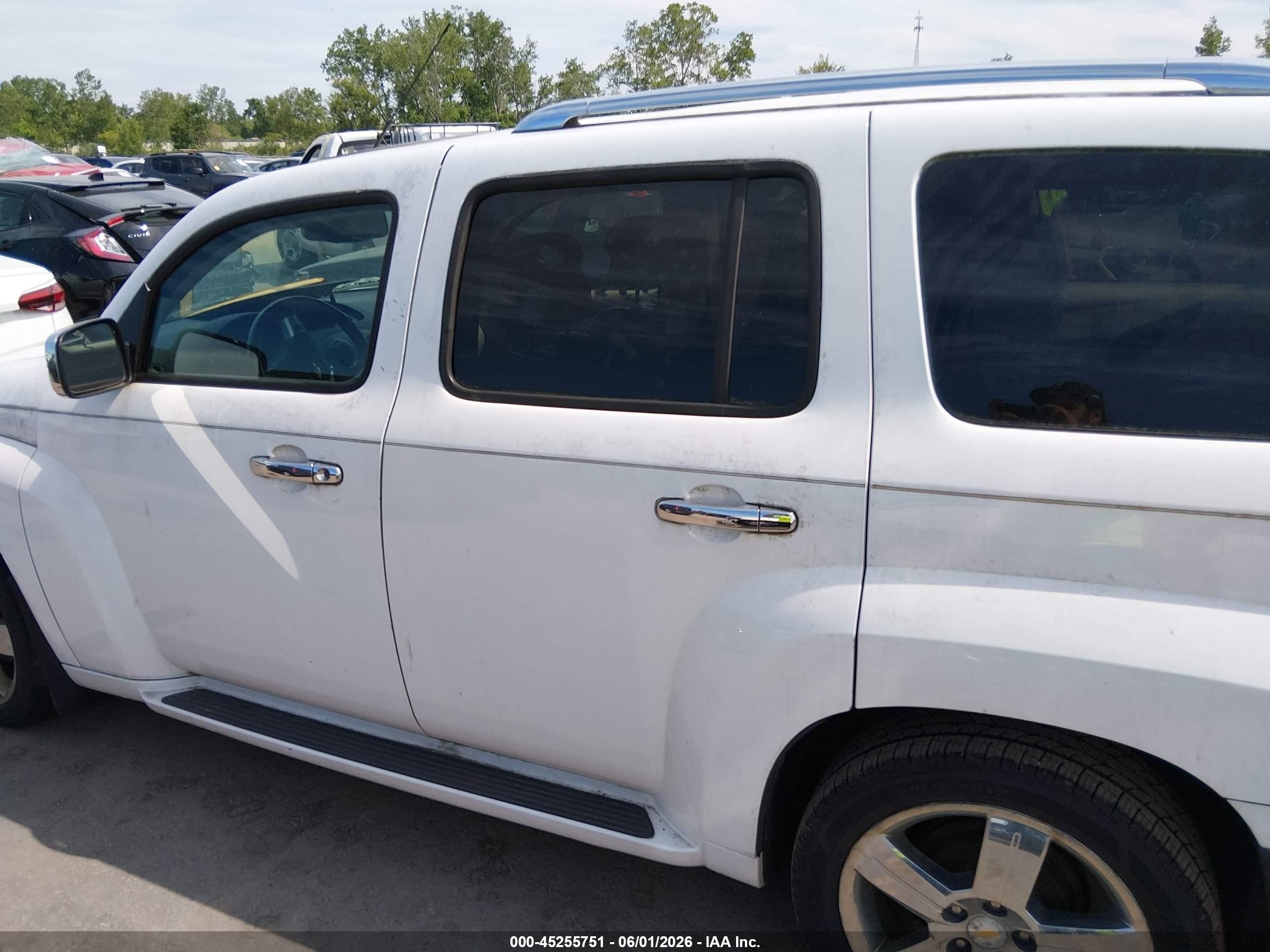 2010 Chevrolet Hhr Lt White vin: 3GNBACDV3AS583582
