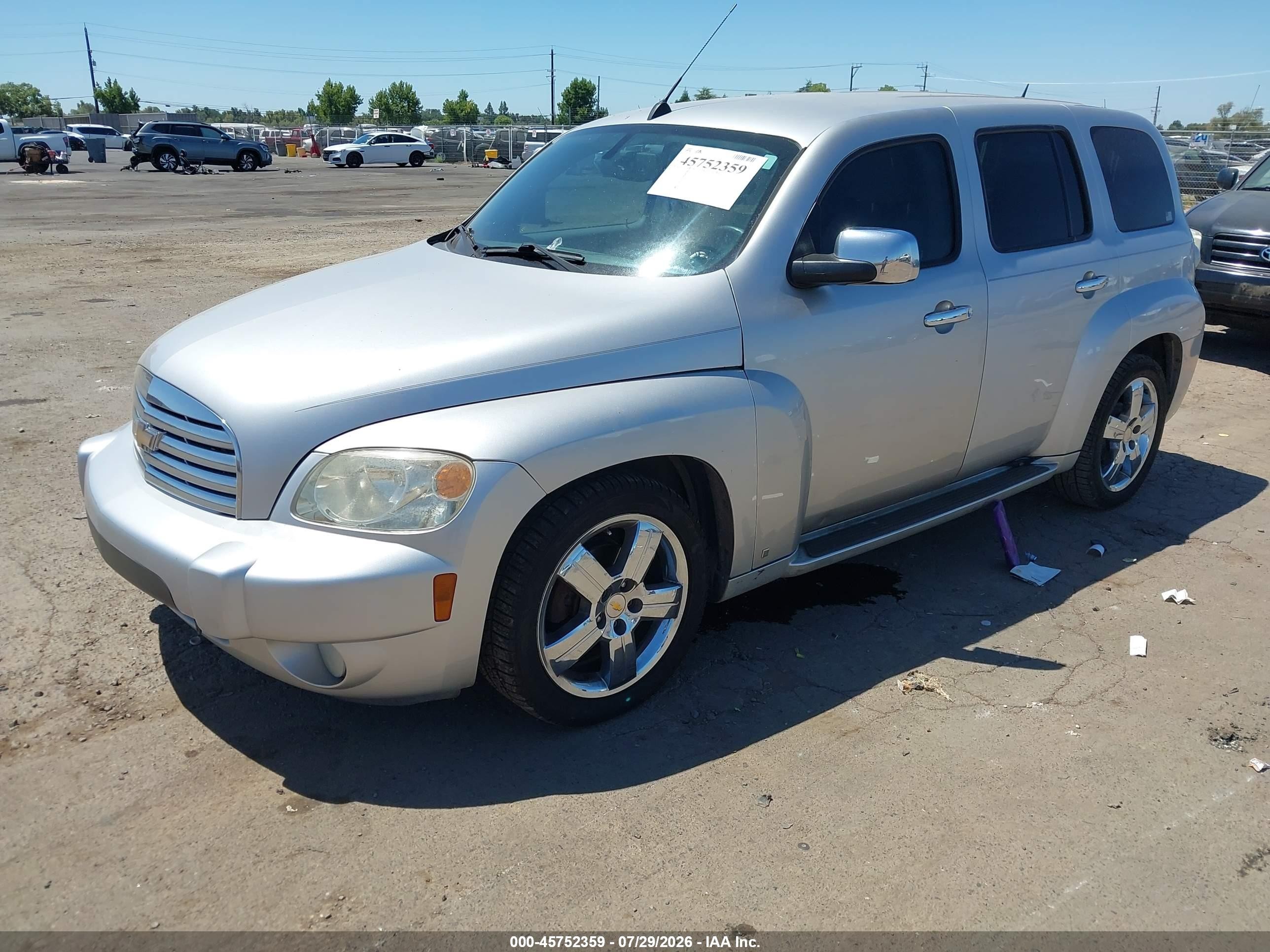 2010 Chevrolet Hhr Lt Silver vin: 3GNBACDV6AS593006