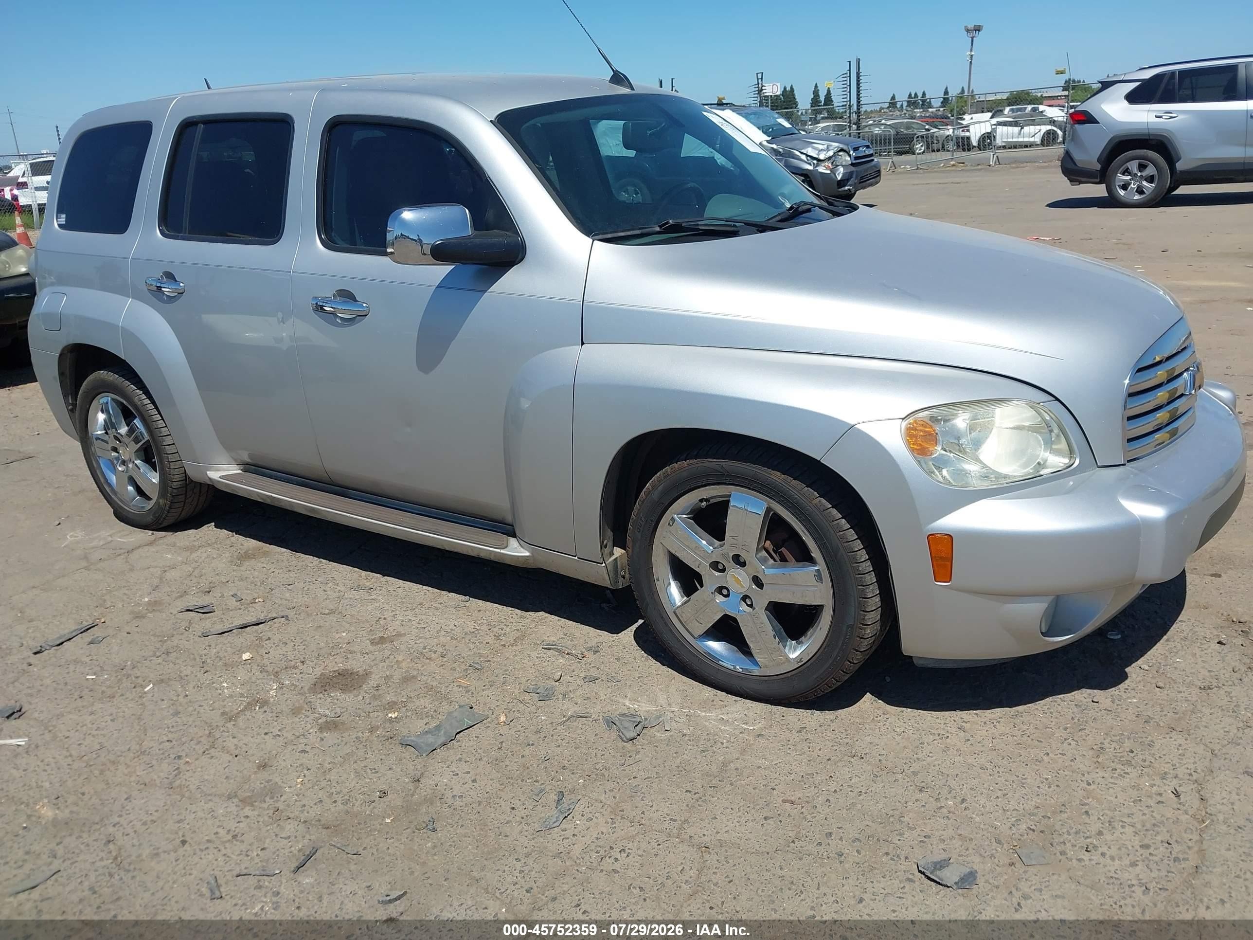 2010 Chevrolet Hhr Lt Silver vin: 3GNBACDV6AS593006