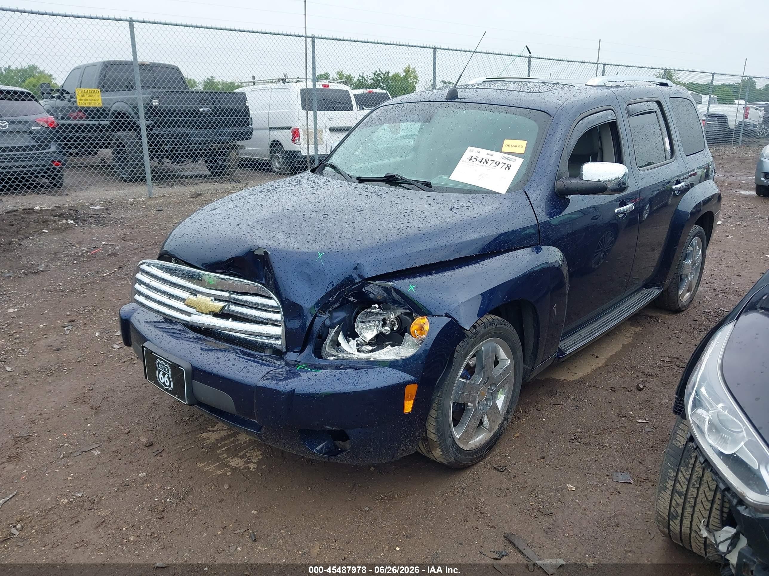 2010 Chevrolet Hhr Lt Blue vin: 3GNBACDV6AS594673