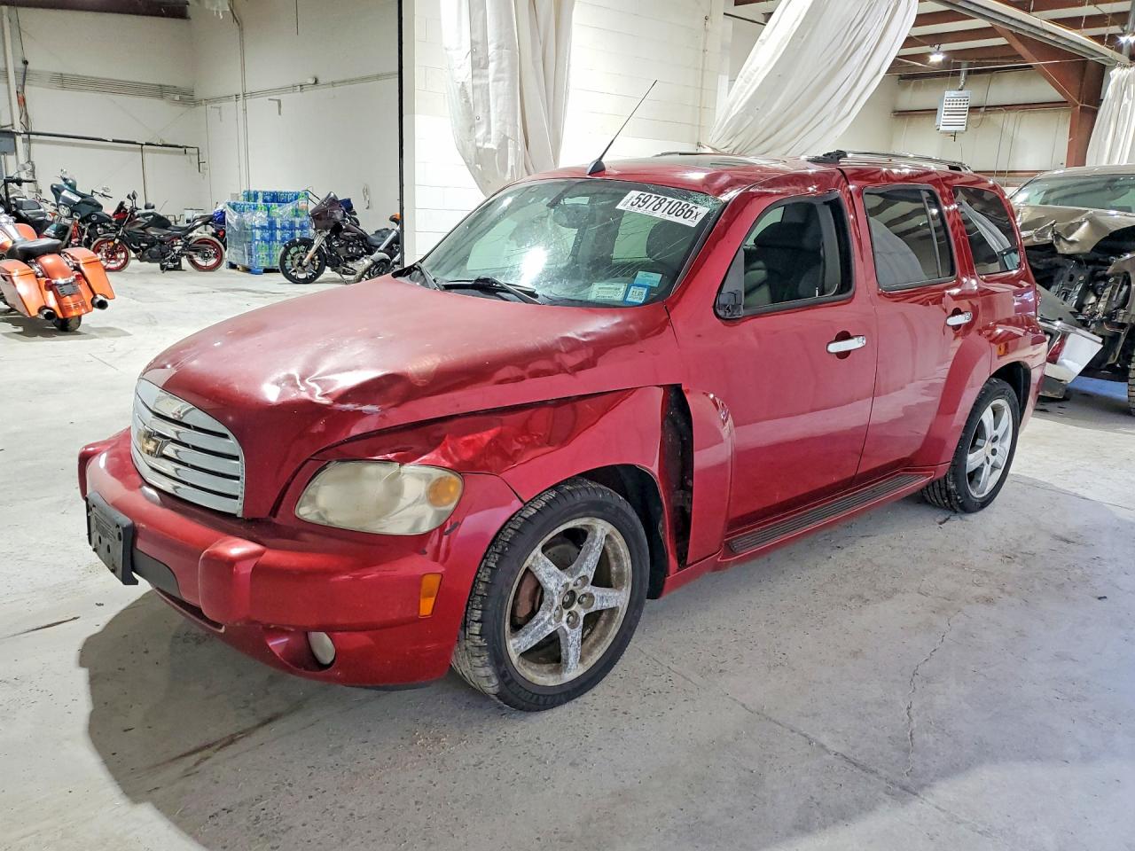 2010 Chevrolet Hhr Lt Red vin: 3GNBACDVXAS551759
