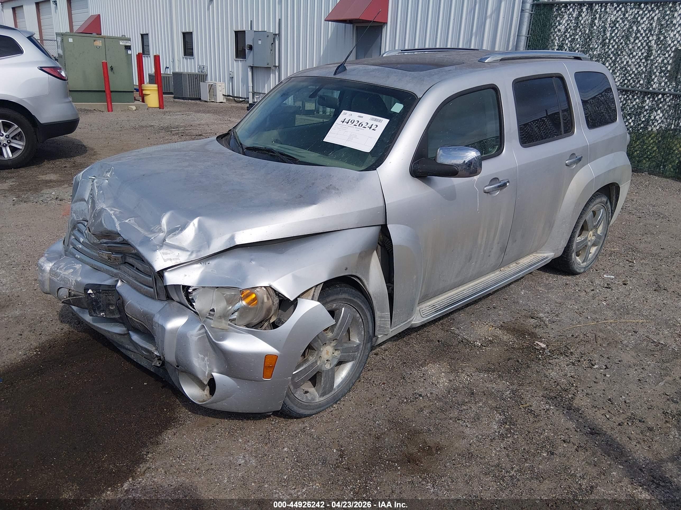 2011 Chevrolet Hhr Lt Silver vin: 3GNBACFU1BS608405