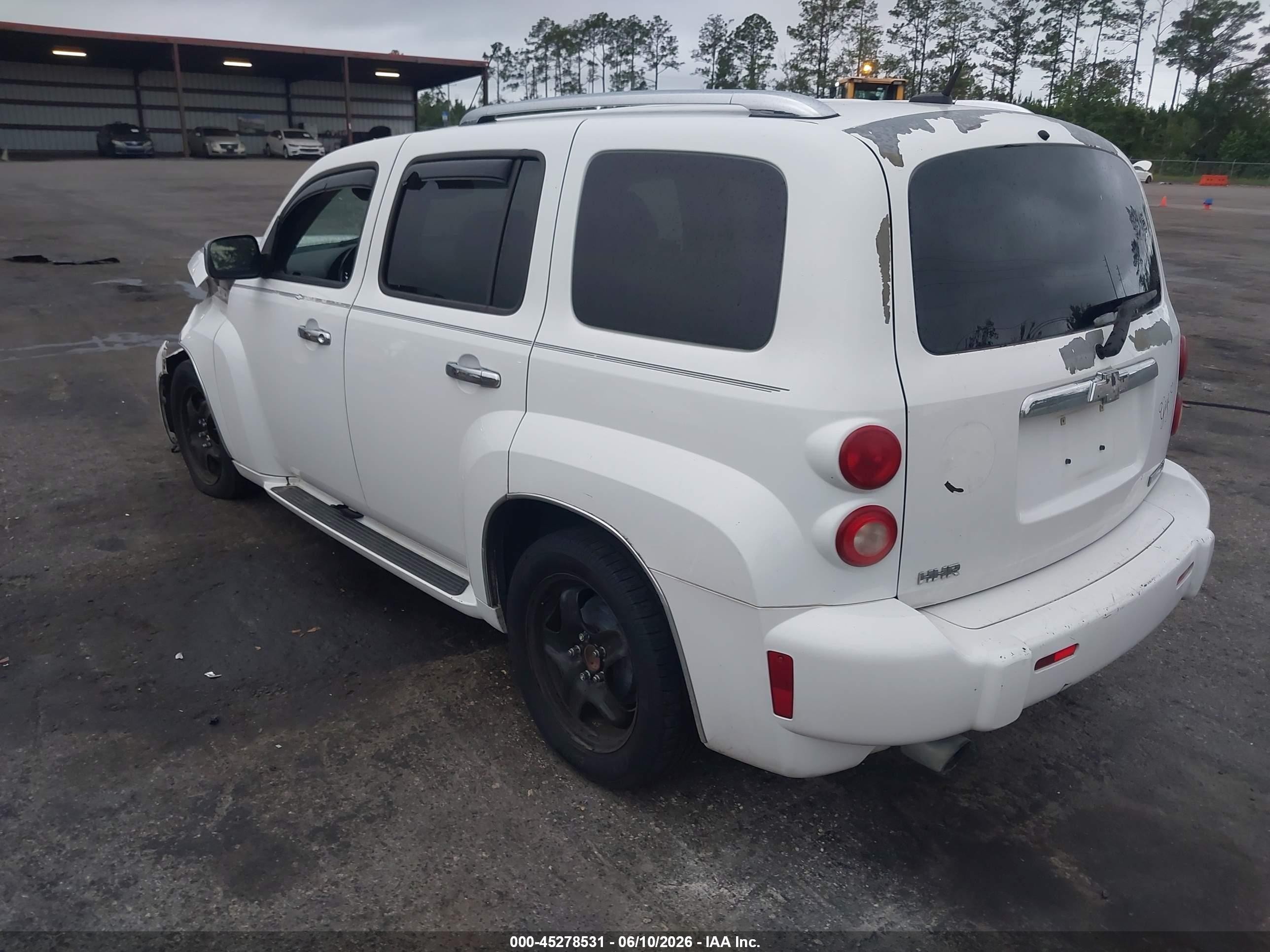 2011 Chevrolet Hhr Lt White vin: 3GNBACFU4BS657159