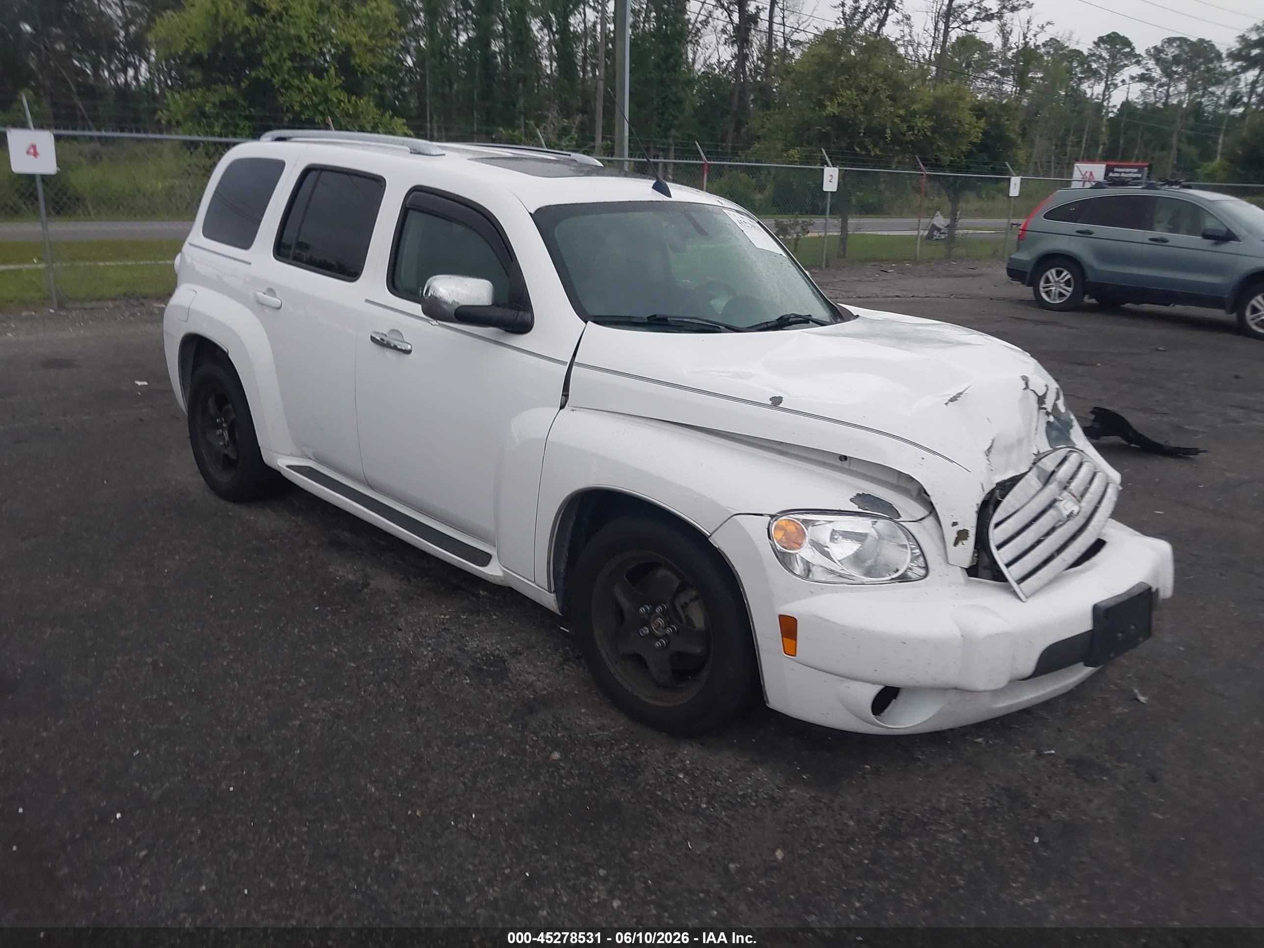 2011 Chevrolet Hhr Lt White vin: 3GNBACFU4BS657159