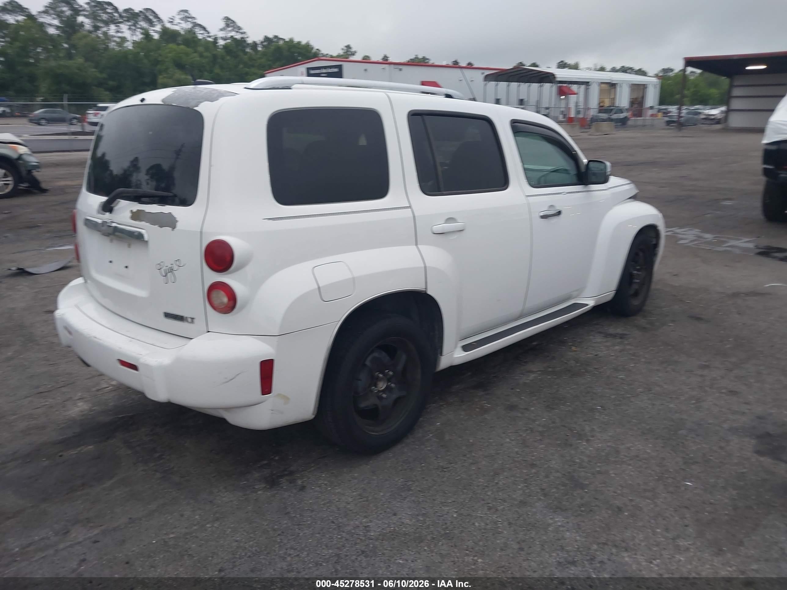 2011 Chevrolet Hhr Lt White vin: 3GNBACFU4BS657159