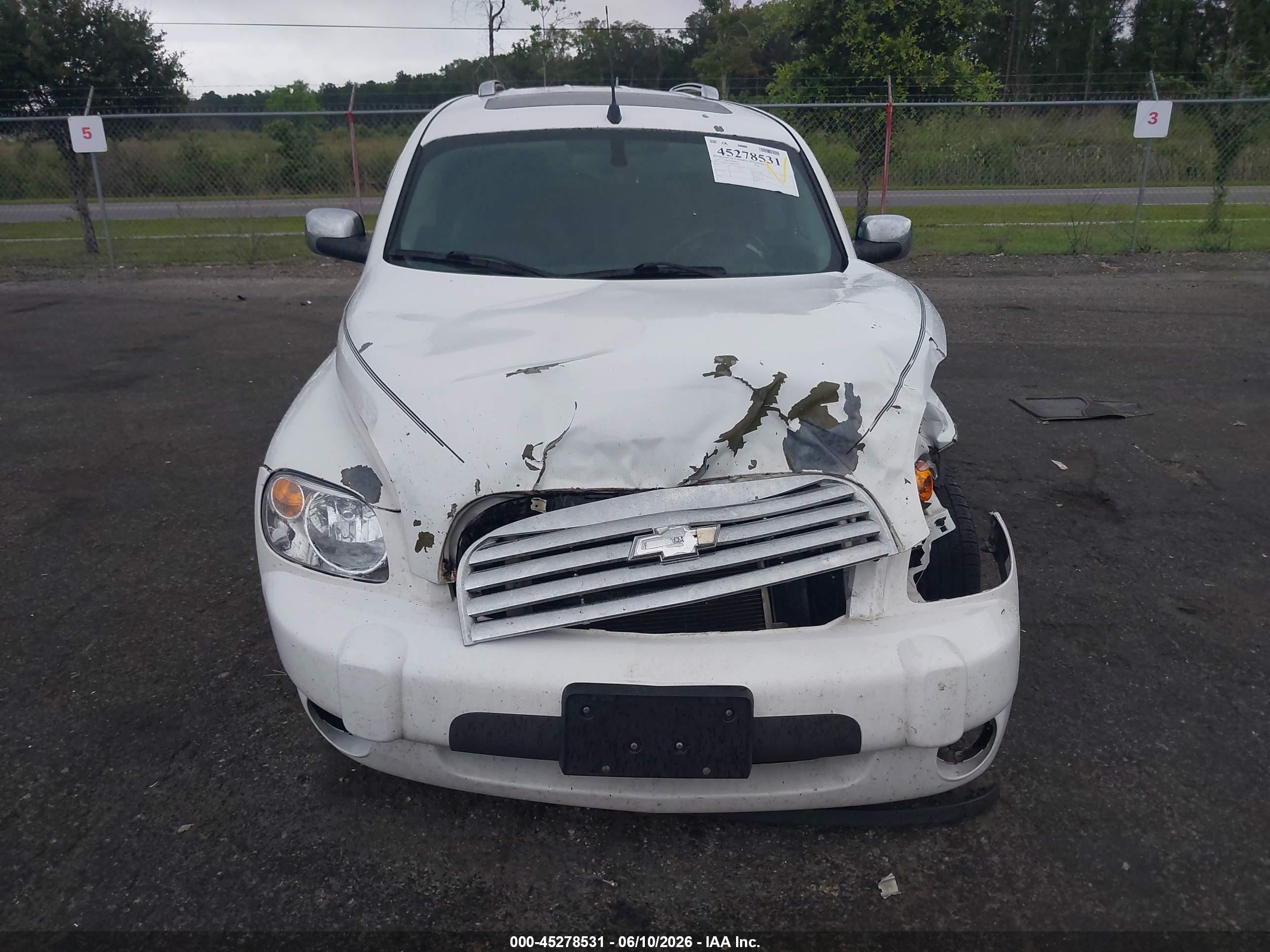 2011 Chevrolet Hhr Lt White vin: 3GNBACFU4BS657159
