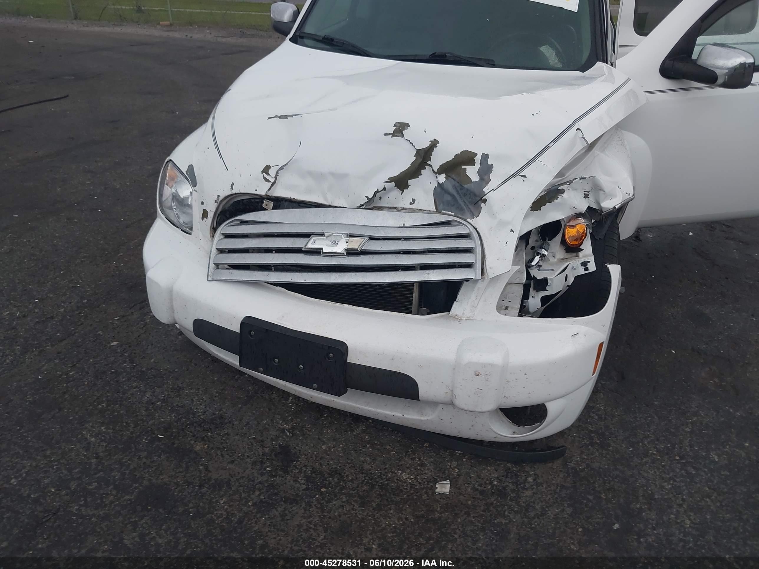2011 Chevrolet Hhr Lt White vin: 3GNBACFU4BS657159
