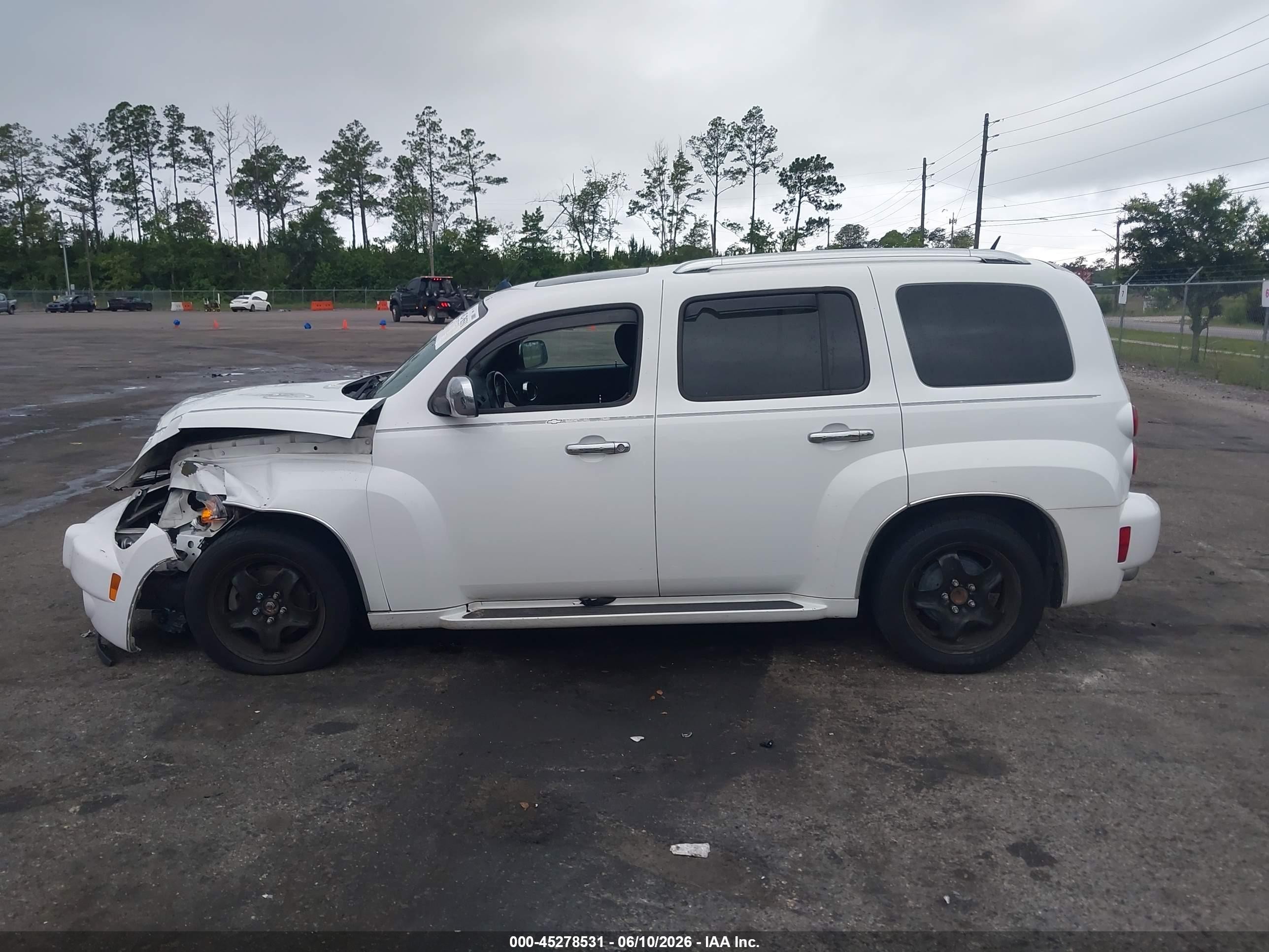 2011 Chevrolet Hhr Lt White vin: 3GNBACFU4BS657159