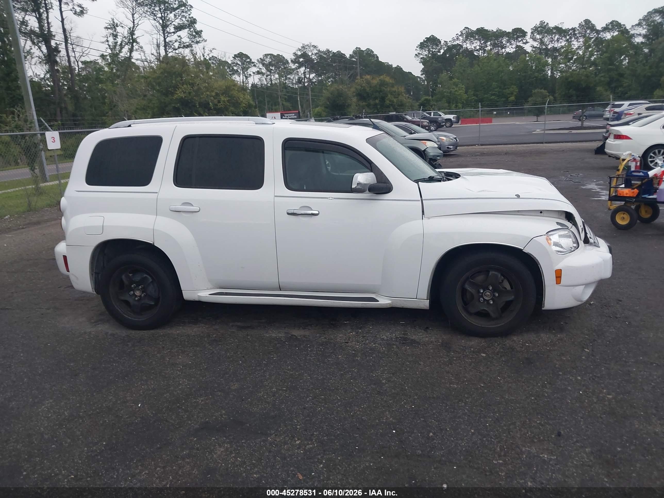 2011 Chevrolet Hhr Lt White vin: 3GNBACFU4BS657159